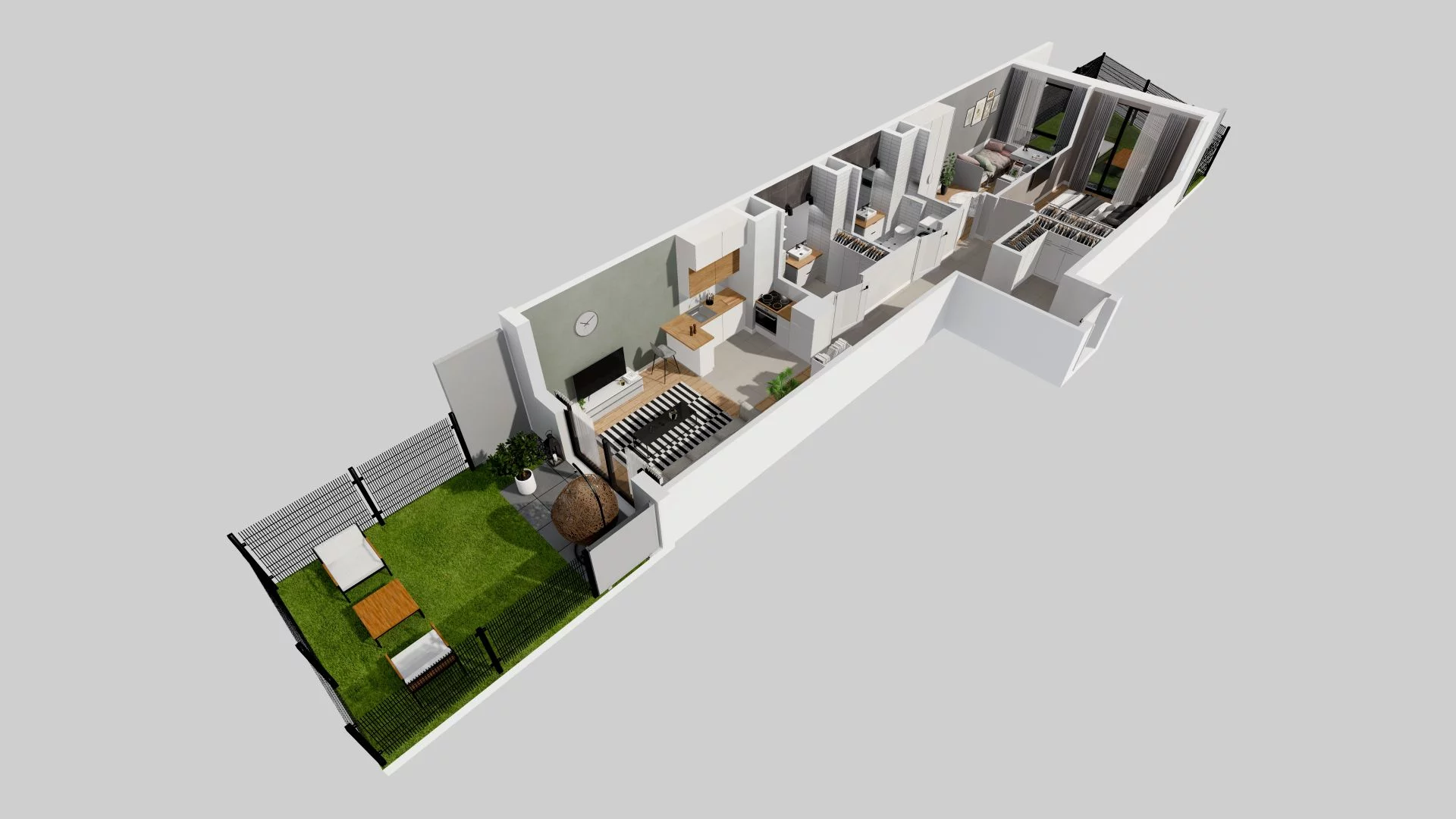 3 pokoje, mieszkanie 61,00 m², parter, oferta nr E/68, Osiedle przy Ryżowej, Warszawa, Ursus, Skorosze, ul. Ryżowa 62