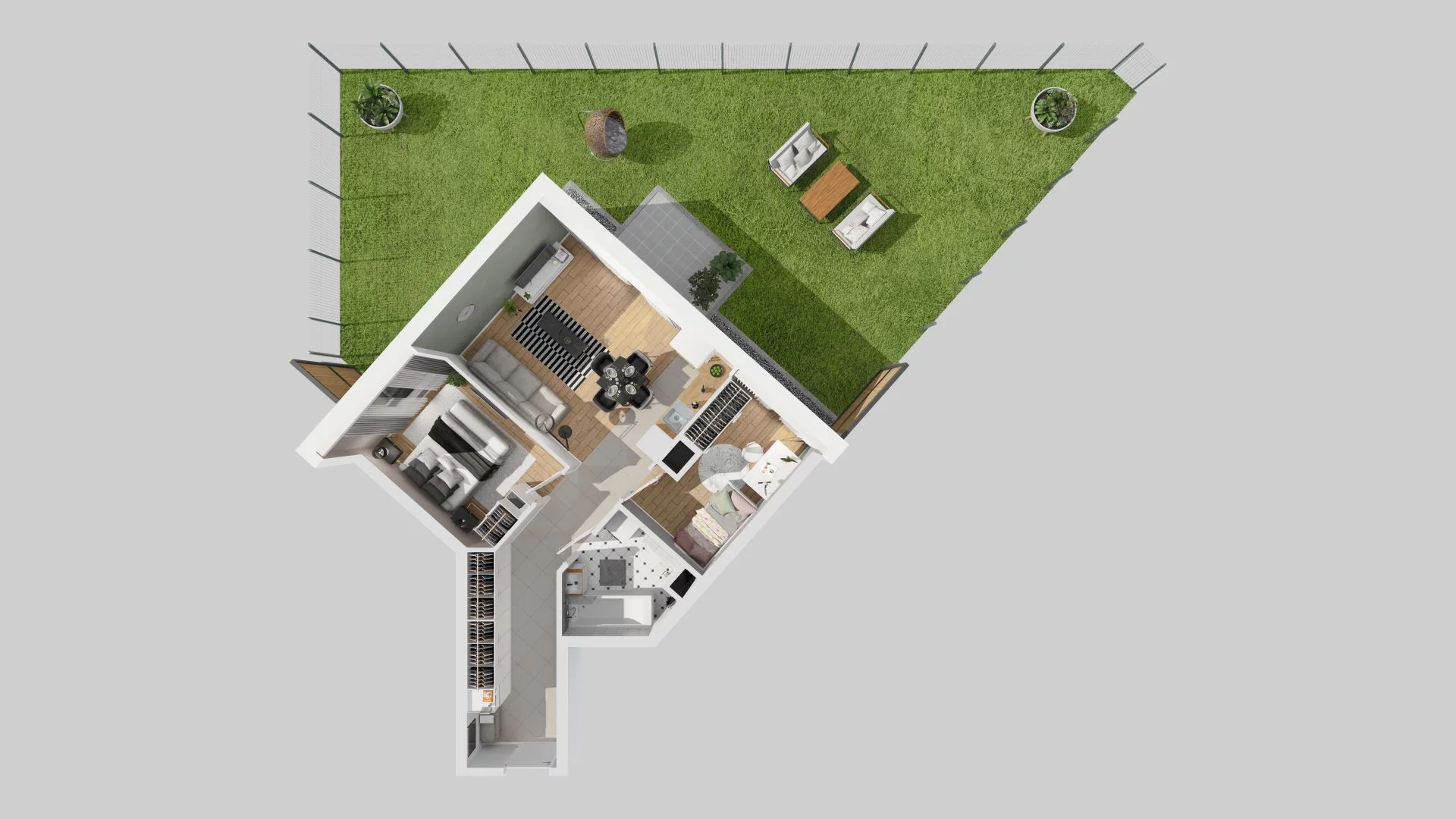 3 pokoje, mieszkanie 55,90 m², parter, oferta nr A/83, Metro Zachód, Warszawa, Bemowo, Chrzanów, ul. Szeligowska