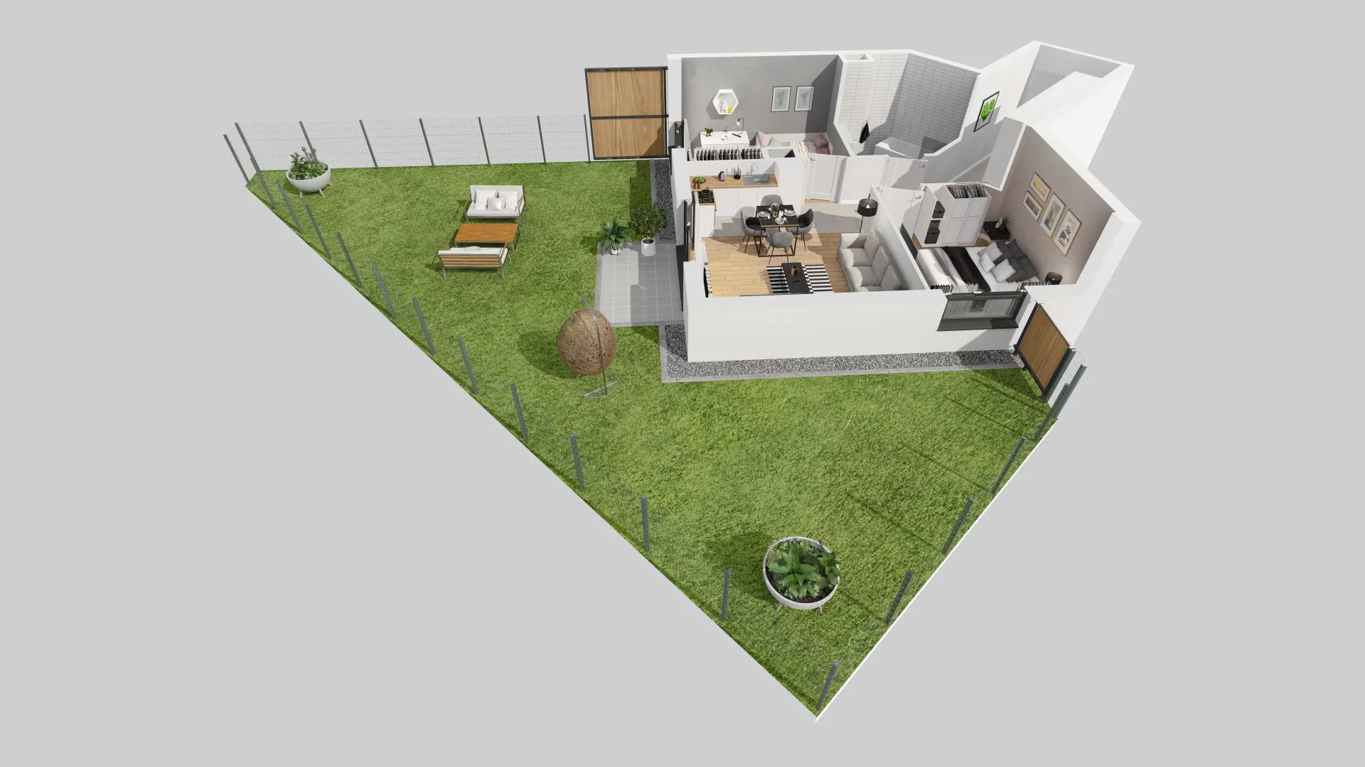 3 pokoje, mieszkanie 55,90 m², parter, oferta nr A/83, Metro Zachód, Warszawa, Bemowo, Chrzanów, ul. Szeligowska