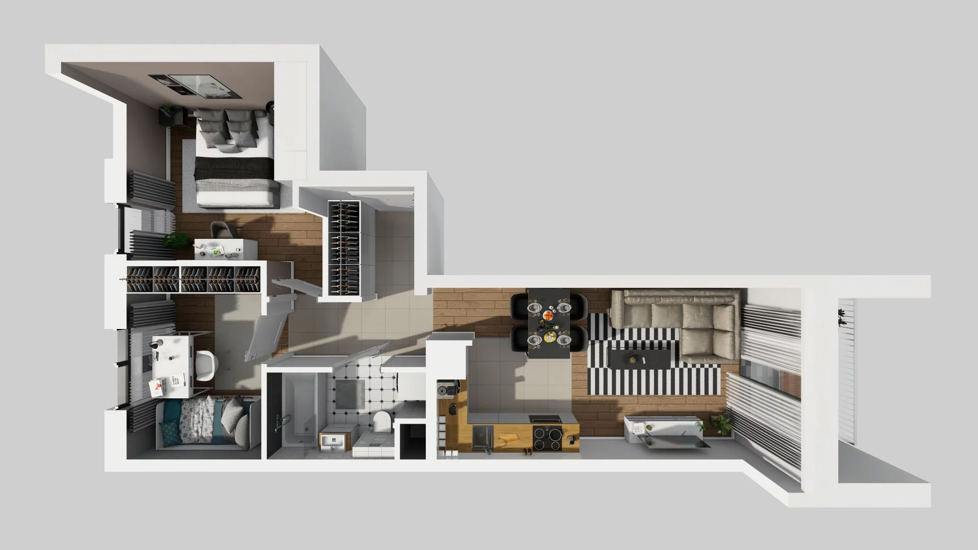 3 pokoje, mieszkanie 51,67 m², piętro 2, oferta nr A/85, Osiedle Rapsodia, Wrocław, Karłowice-Różanka, Różanka, ul. Wołowska 5
