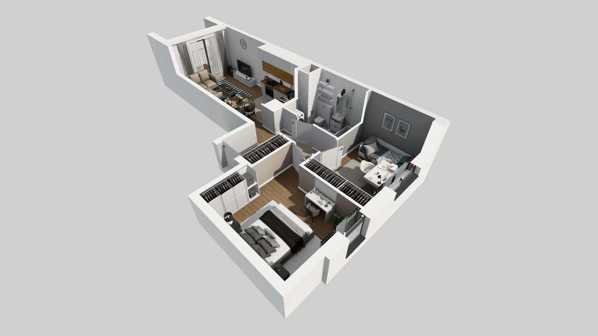 3 pokoje, mieszkanie 51,67 m², piętro 2, oferta nr A/85, Osiedle Rapsodia, Wrocław, Karłowice-Różanka, Różanka, ul. Wołowska 5