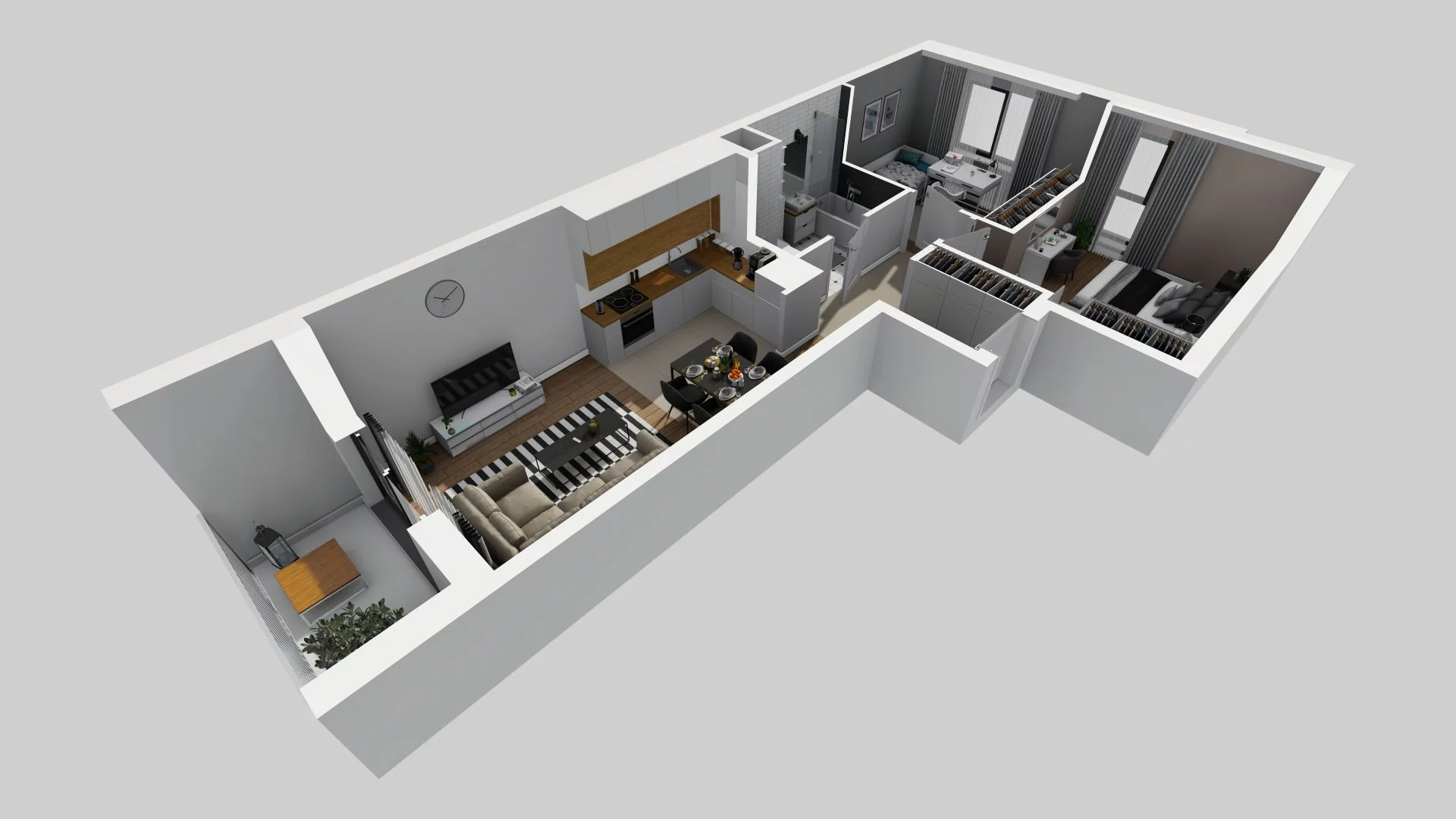 3 pokoje, mieszkanie 51,67 m², piętro 2, oferta nr A/85, Osiedle Rapsodia, Wrocław, Karłowice-Różanka, Różanka, ul. Wołowska 5