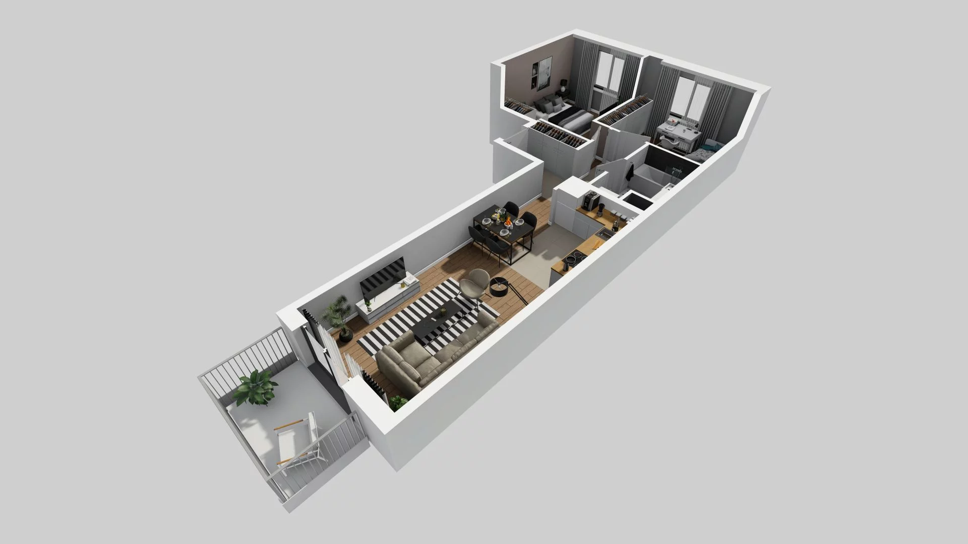 3 pokoje, mieszkanie 56,05 m², piętro 2, oferta nr A/119, Osiedle Rapsodia, Wrocław, Karłowice-Różanka, Różanka, ul. Wołowska 5