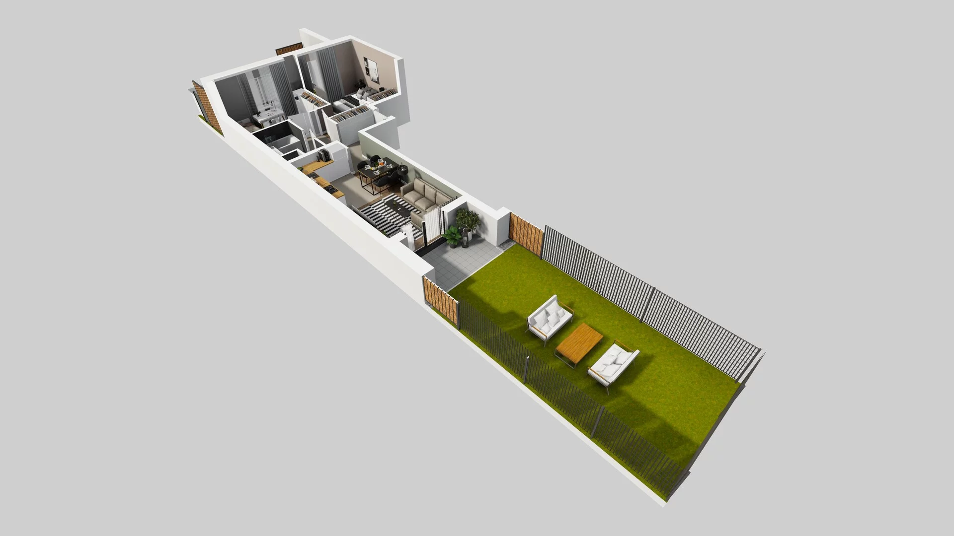 3 pokoje, mieszkanie 50,87 m², parter, oferta nr B/6, Osiedle Rapsodia 2, Wrocław, Karłowice-Różanka, Różanka, ul. Wołowska 5