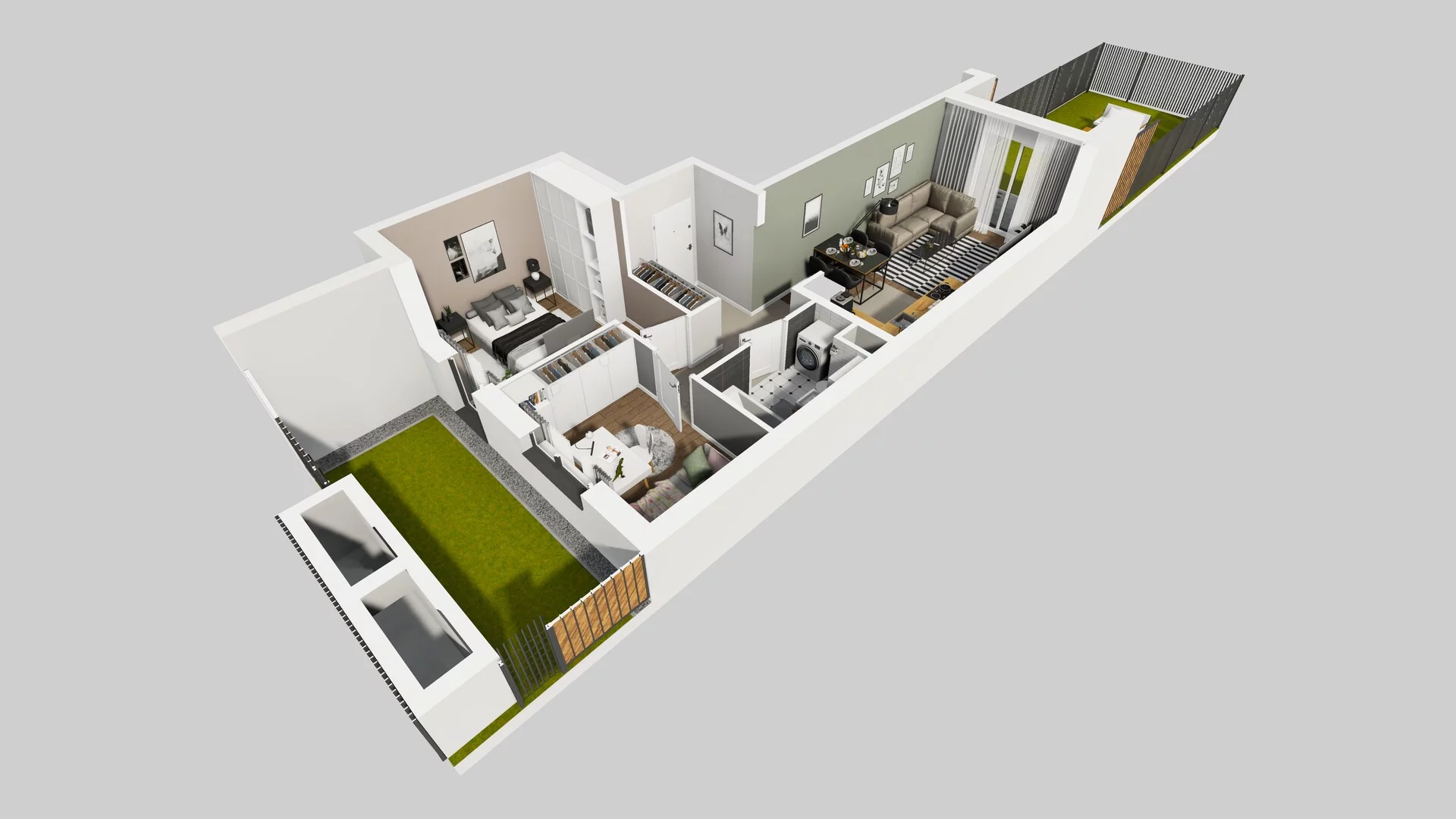 3 pokoje, mieszkanie 50,87 m², parter, oferta nr B/6, Osiedle Rapsodia 2, Wrocław, Karłowice-Różanka, Różanka, ul. Wołowska 5