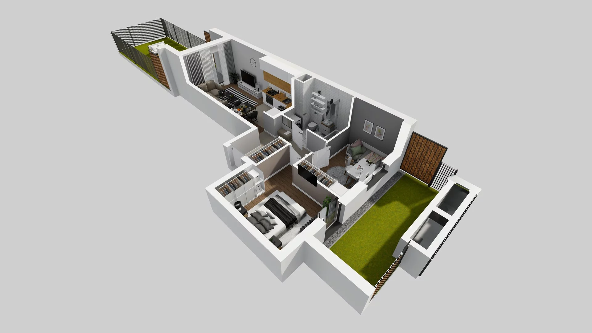 3 pokoje, mieszkanie 50,87 m², parter, oferta nr B/6, Osiedle Rapsodia 2, Wrocław, Karłowice-Różanka, Różanka, ul. Wołowska 5