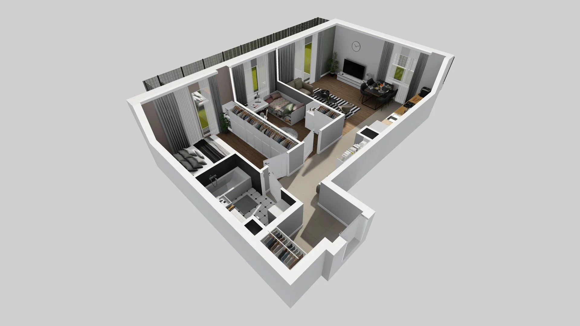 3 pokoje, mieszkanie 61,41 m², parter, oferta nr C/4, Osiedle Rapsodia 2, Wrocław, Karłowice-Różanka, Różanka, ul. Wołowska 5