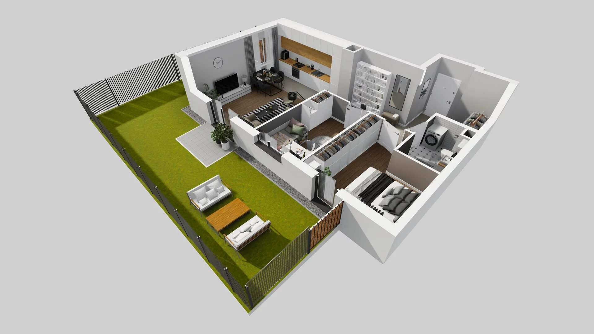 3 pokoje, mieszkanie 61,41 m², parter, oferta nr C/4, Osiedle Rapsodia 2, Wrocław, Karłowice-Różanka, Różanka, ul. Wołowska 5