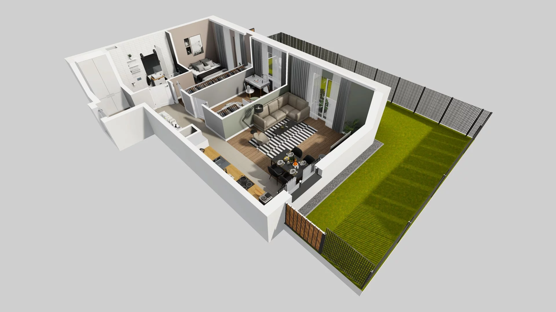 3 pokoje, mieszkanie 61,41 m², parter, oferta nr C/4, Osiedle Rapsodia 2, Wrocław, Karłowice-Różanka, Różanka, ul. Wołowska 5