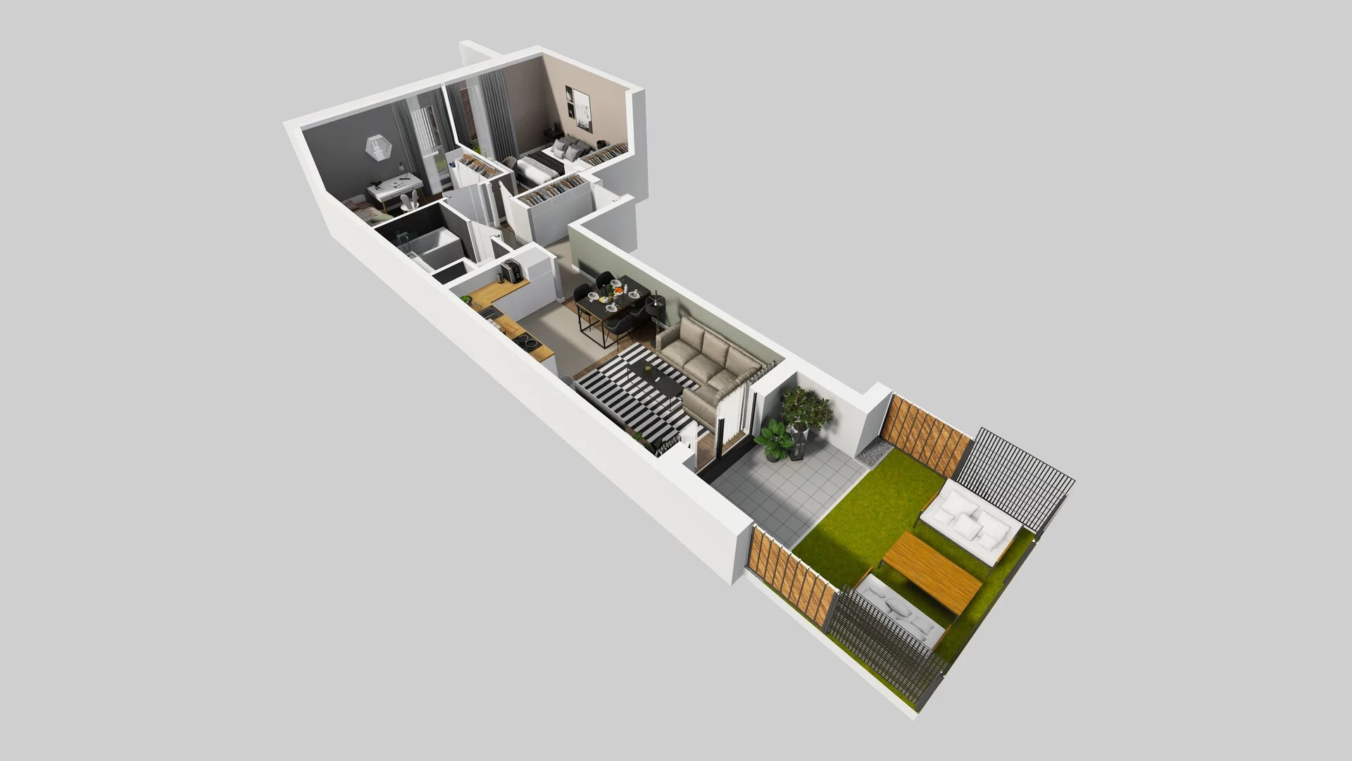 3 pokoje, mieszkanie 52,10 m², parter, oferta nr C/7, Osiedle Rapsodia 2, Wrocław, Karłowice-Różanka, Różanka, ul. Wołowska 5
