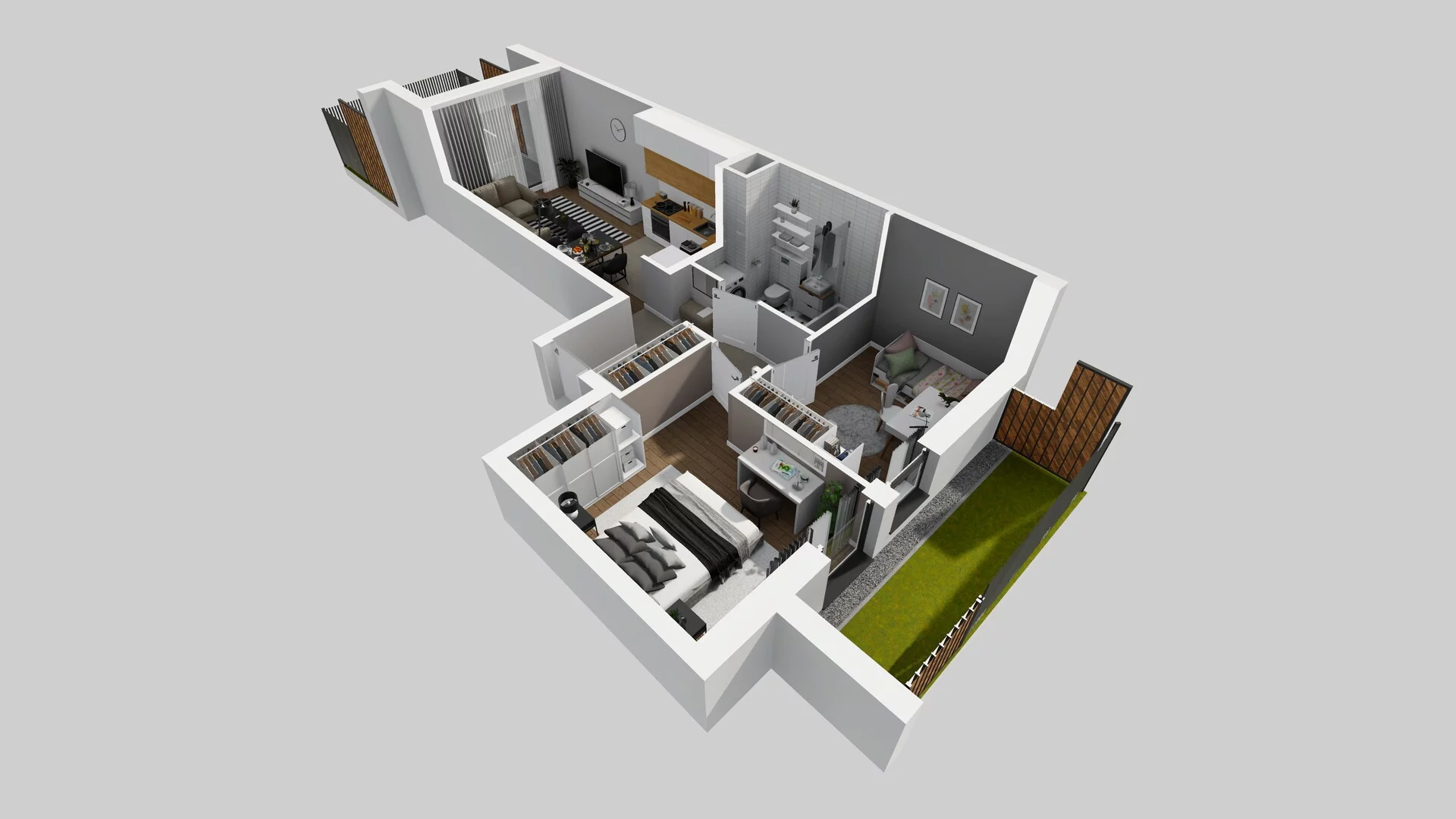 3 pokoje, mieszkanie 52,10 m², parter, oferta nr C/7, Osiedle Rapsodia 2, Wrocław, Karłowice-Różanka, Różanka, ul. Wołowska 5