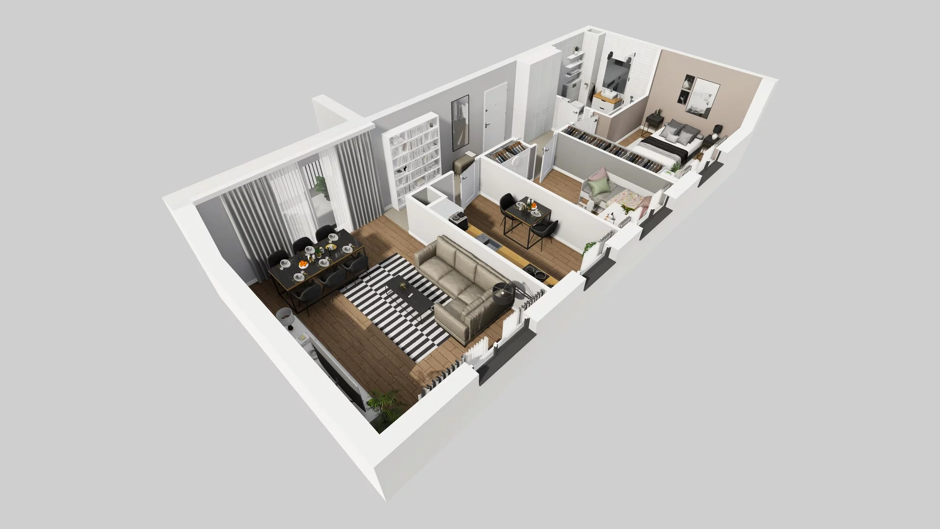 3 pokoje, mieszkanie 68,60 m², piętro 1, oferta nr C/8, Osiedle Rapsodia 2, Wrocław, Karłowice-Różanka, Różanka, ul. Wołowska 5