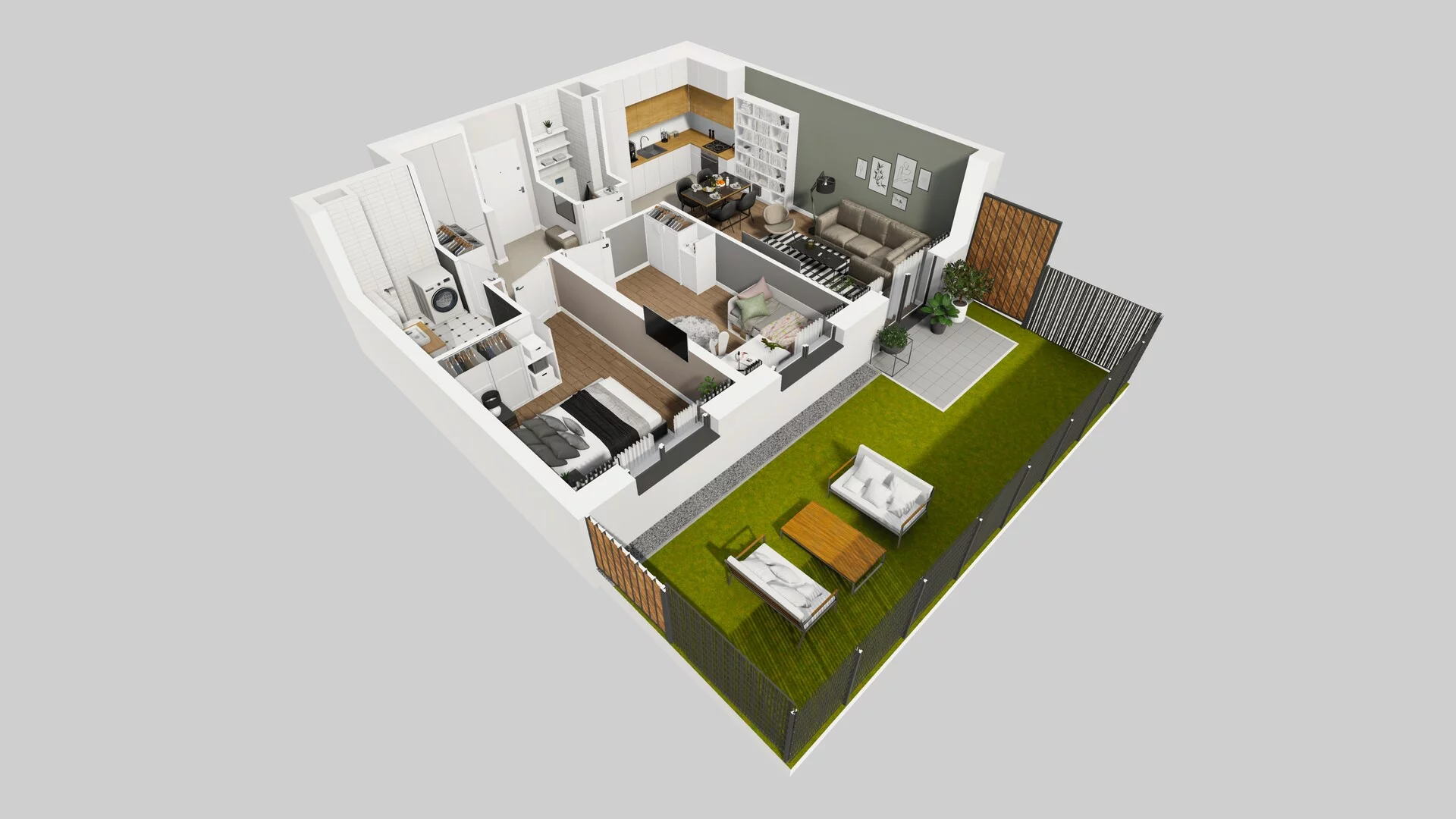 3 pokoje, mieszkanie 62,54 m², parter, oferta nr D/3, Osiedle Rapsodia 2, Wrocław, Karłowice-Różanka, Różanka, ul. Wołowska 5