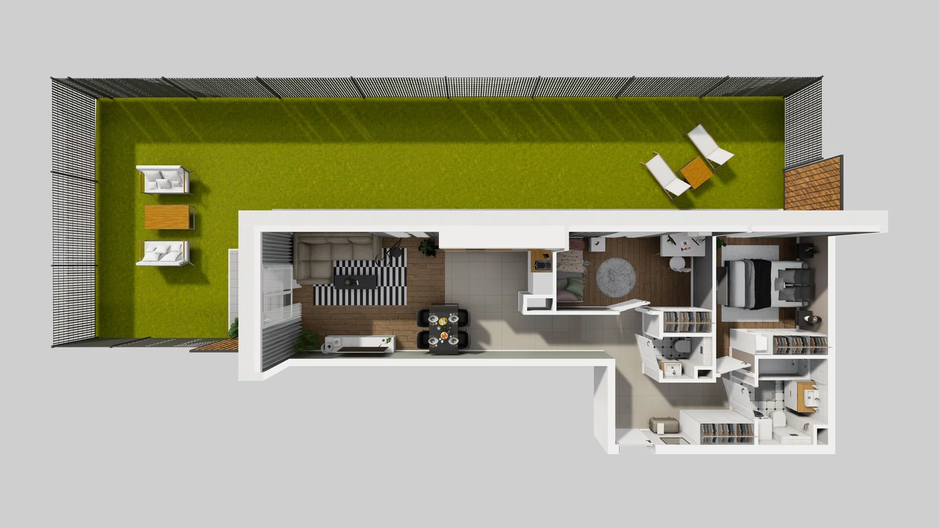 3 pokoje, mieszkanie 63,70 m², parter, oferta nr D/6, Osiedle Rapsodia 2, Wrocław, Karłowice-Różanka, Różanka, ul. Wołowska 5