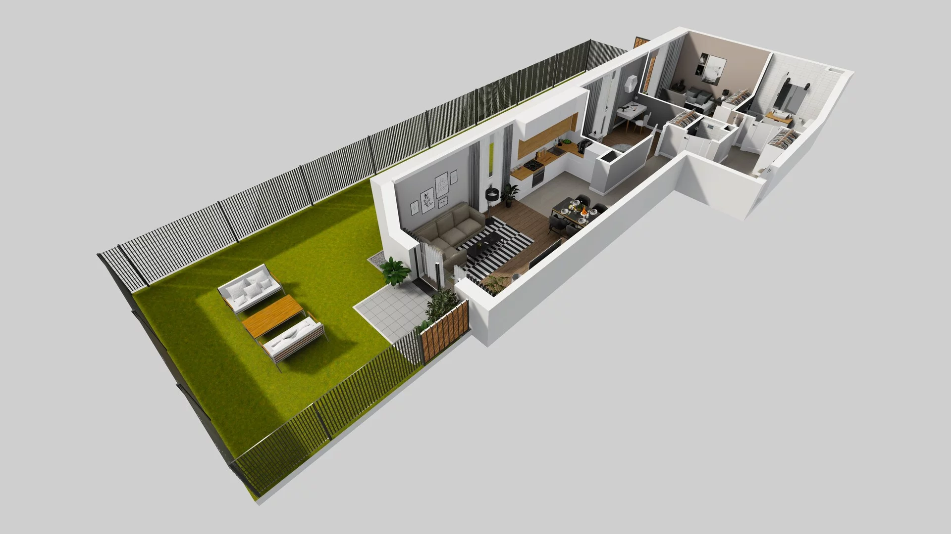 3 pokoje, mieszkanie 63,70 m², parter, oferta nr D/6, Osiedle Rapsodia 2, Wrocław, Karłowice-Różanka, Różanka, ul. Wołowska 5