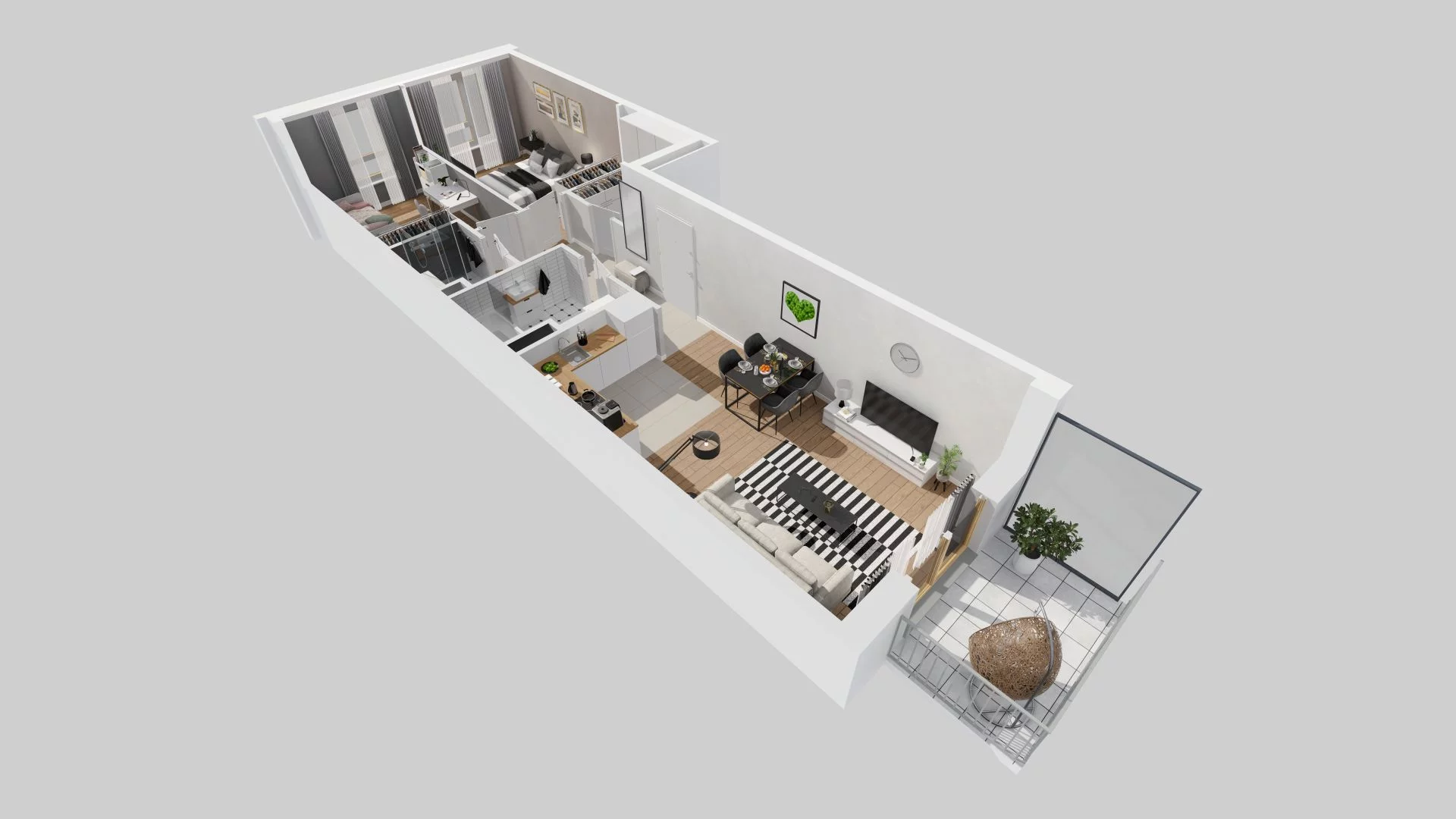 3 pokoje, mieszkanie 65,61 m², piętro 3, oferta nr A/22, Osiedle Zielna 4, Wrocław, Psie Pole-Zawidawie, Psie Pole, ul. Zielna / Bylinowa