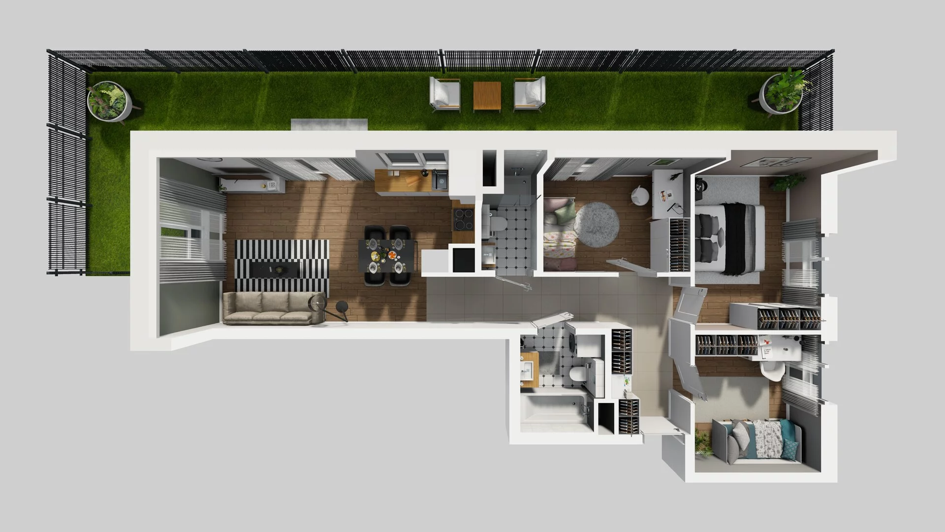 4 pokoje, mieszkanie 72,74 m², parter, oferta nr A/1, Mokotów Sportowy 3, Warszawa, Mokotów, Augustówka, ul. Antoniewska
