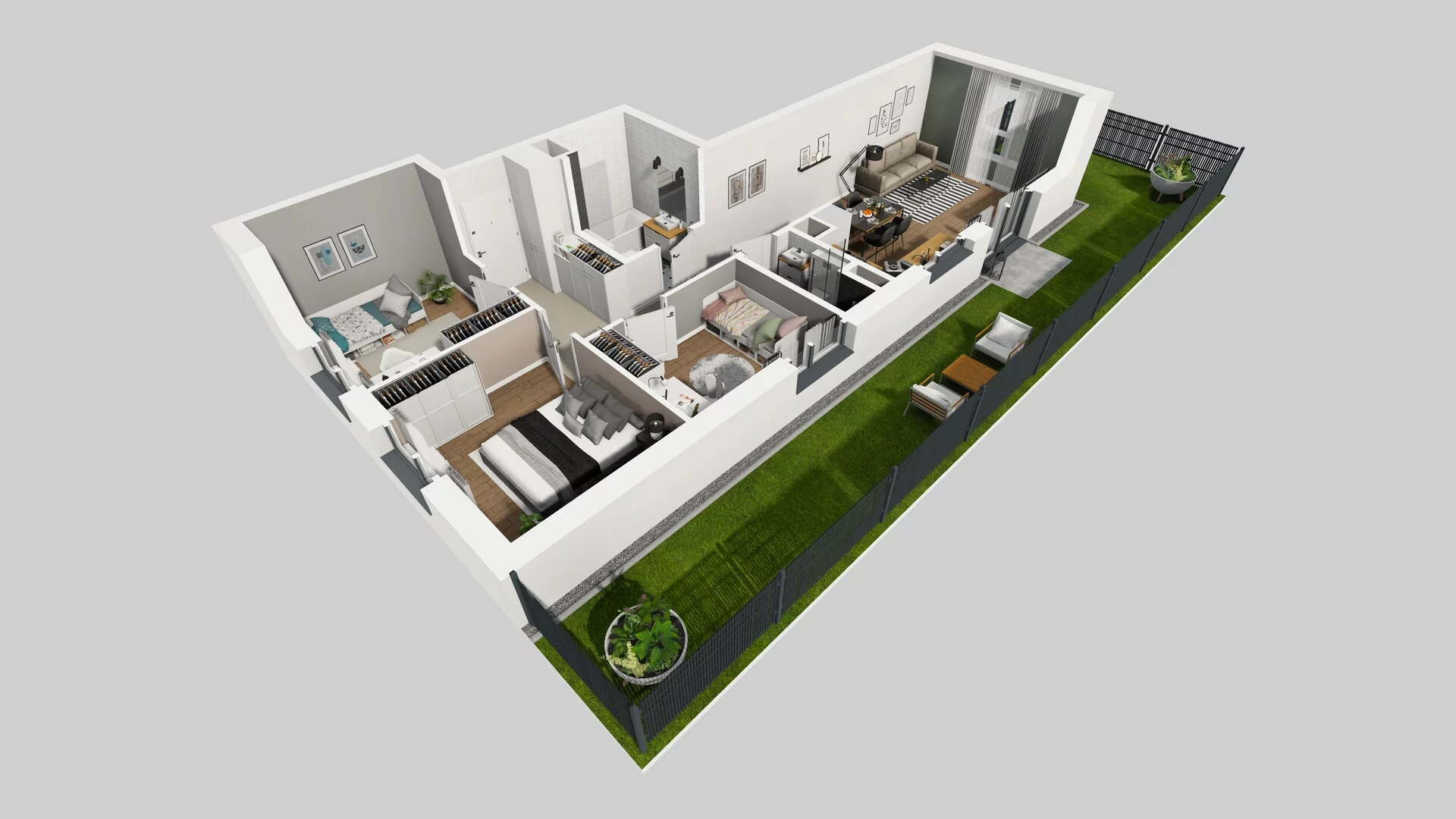4 pokoje, mieszkanie 72,74 m², parter, oferta nr A/1, Mokotów Sportowy 3, Warszawa, Mokotów, Augustówka, ul. Antoniewska