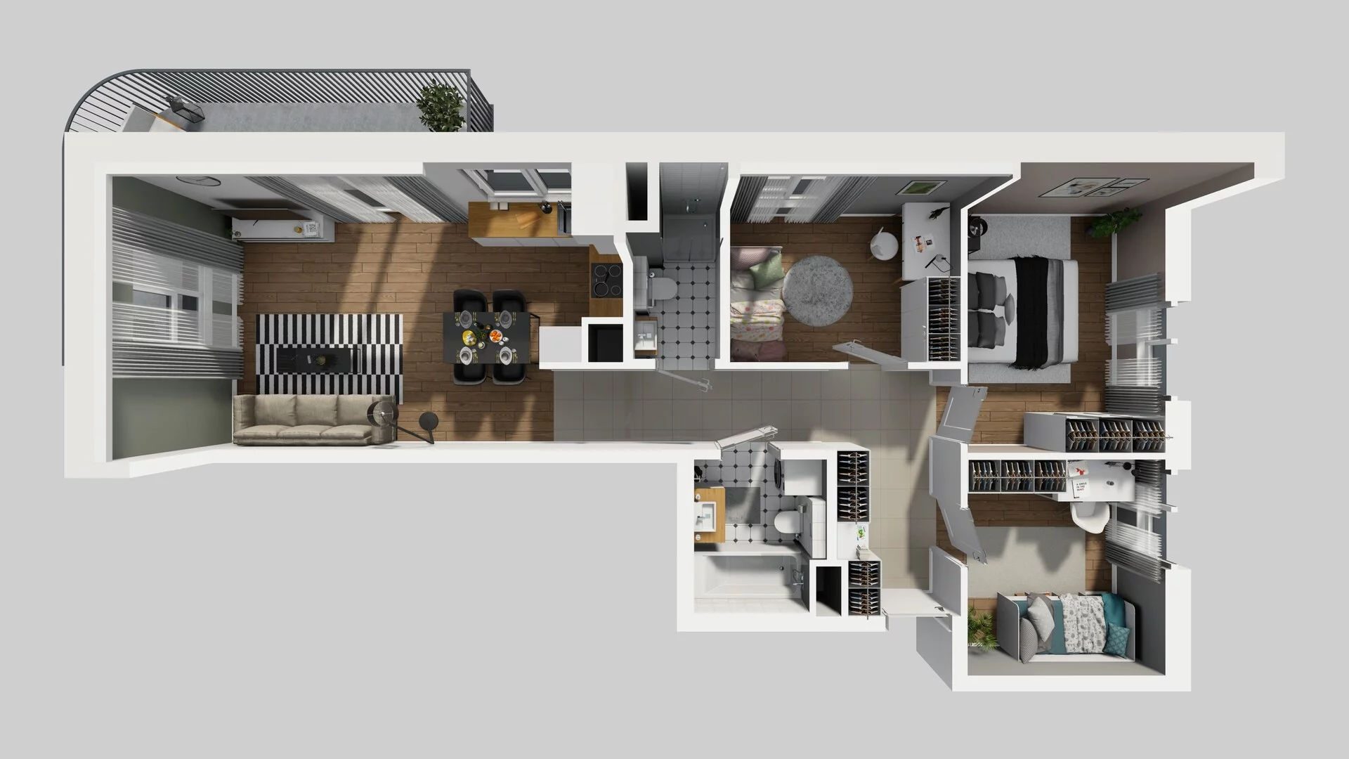 4 pokoje, mieszkanie 72,78 m², piętro 1, oferta nr A/3, Mokotów Sportowy 3, Warszawa, Mokotów, Augustówka, ul. Antoniewska