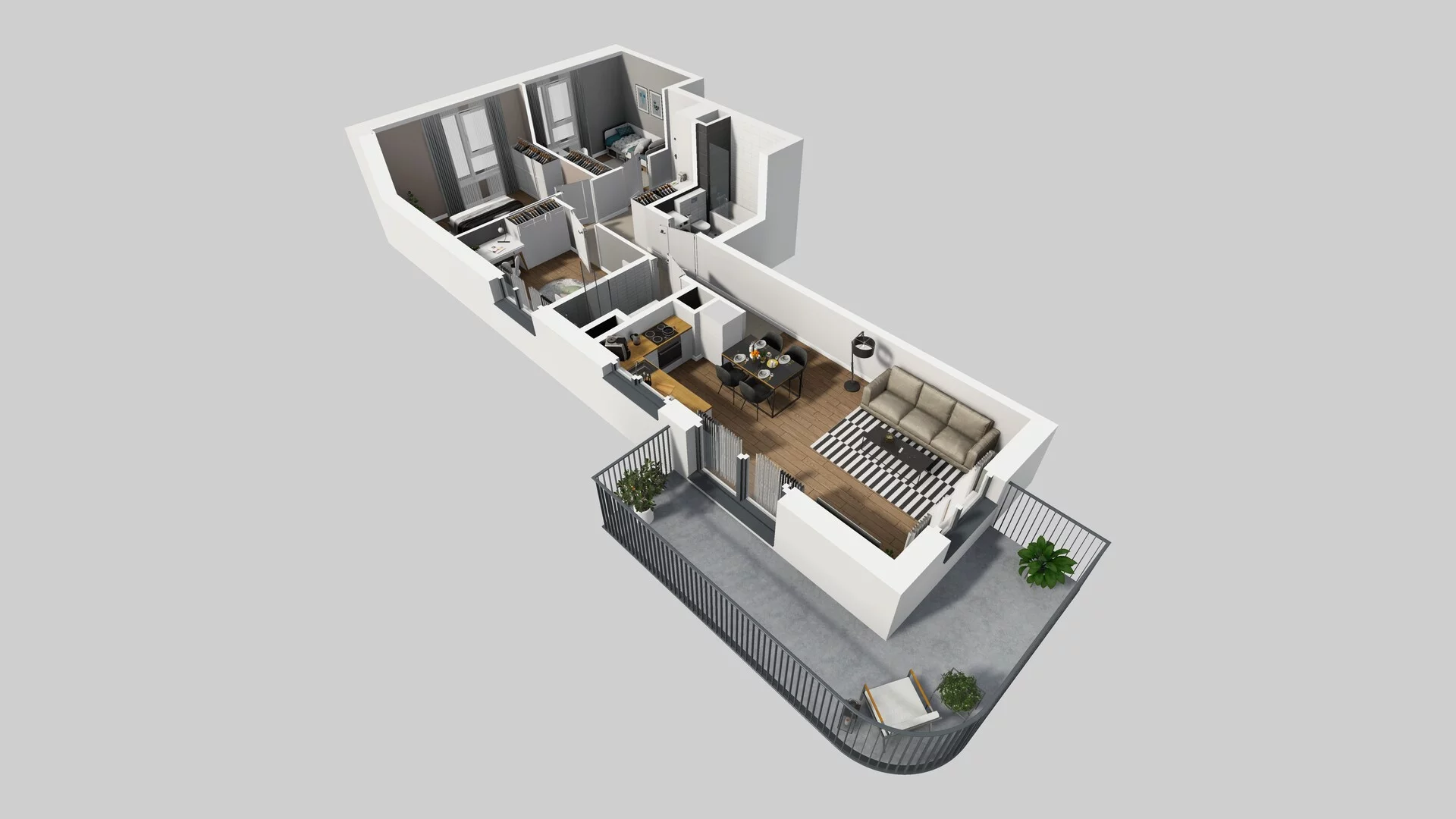 4 pokoje, mieszkanie 72,78 m², piętro 1, oferta nr A/3, Mokotów Sportowy 3, Warszawa, Mokotów, Augustówka, ul. Antoniewska