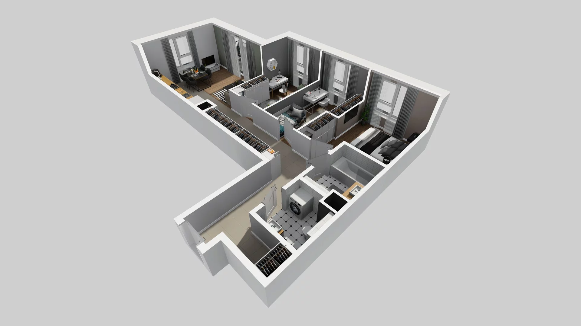 4 pokoje, mieszkanie 75,06 m², piętro 1, oferta nr A/5, Mokotów Sportowy 3, Warszawa, Mokotów, Augustówka, ul. Antoniewska