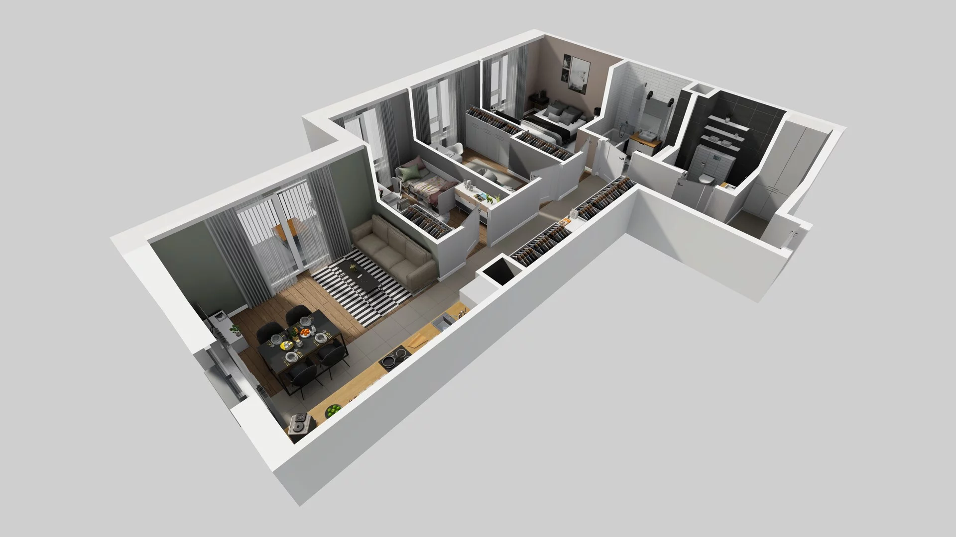 4 pokoje, mieszkanie 75,42 m², piętro 4, oferta nr A/29, Mokotów Sportowy 3, Warszawa, Mokotów, Augustówka, ul. Antoniewska