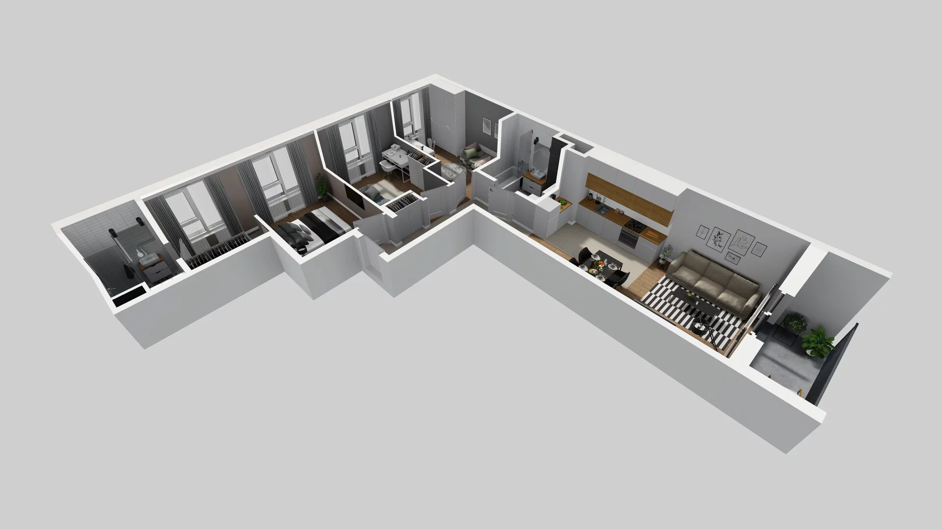 4 pokoje, mieszkanie 72,72 m², piętro 4, oferta nr A/34, Mokotów Sportowy 3, Warszawa, Mokotów, Augustówka, ul. Antoniewska