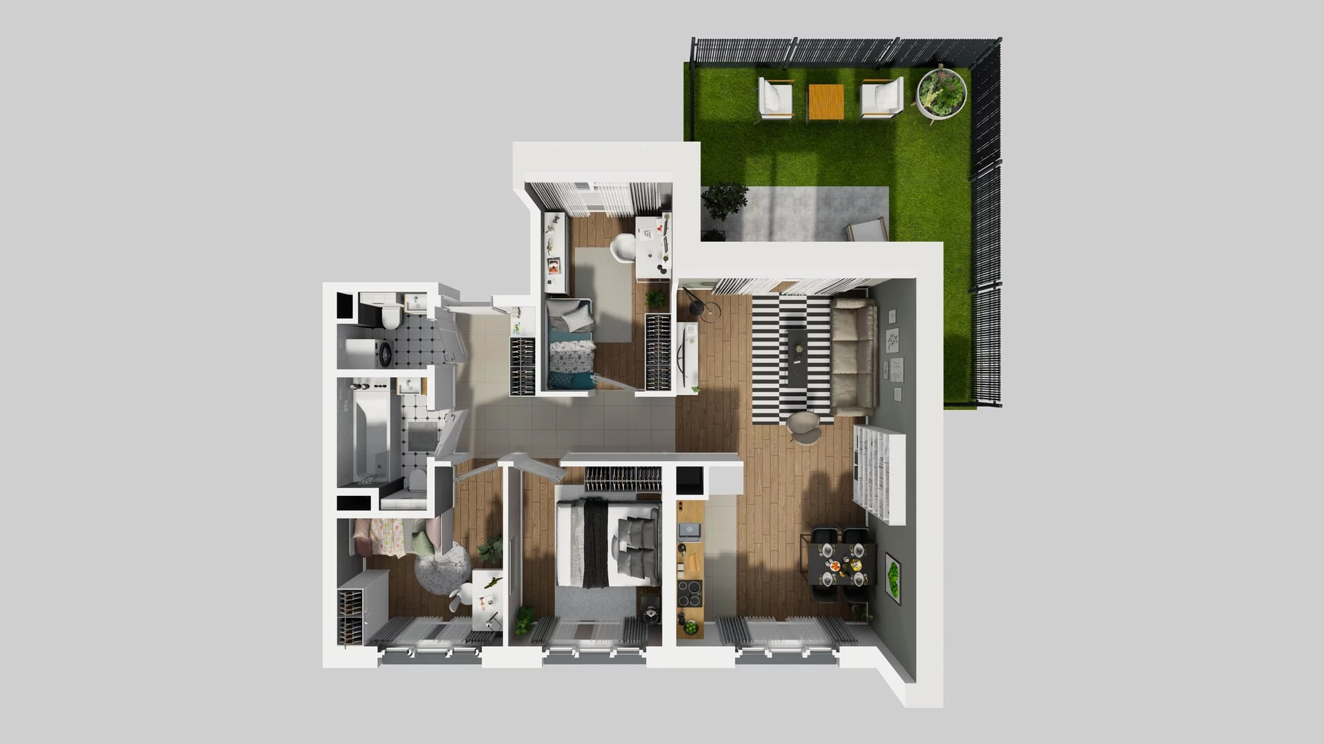 4 pokoje, mieszkanie 71,69 m², parter, oferta nr A/35, Mokotów Sportowy 3, Warszawa, Mokotów, Augustówka, ul. Antoniewska