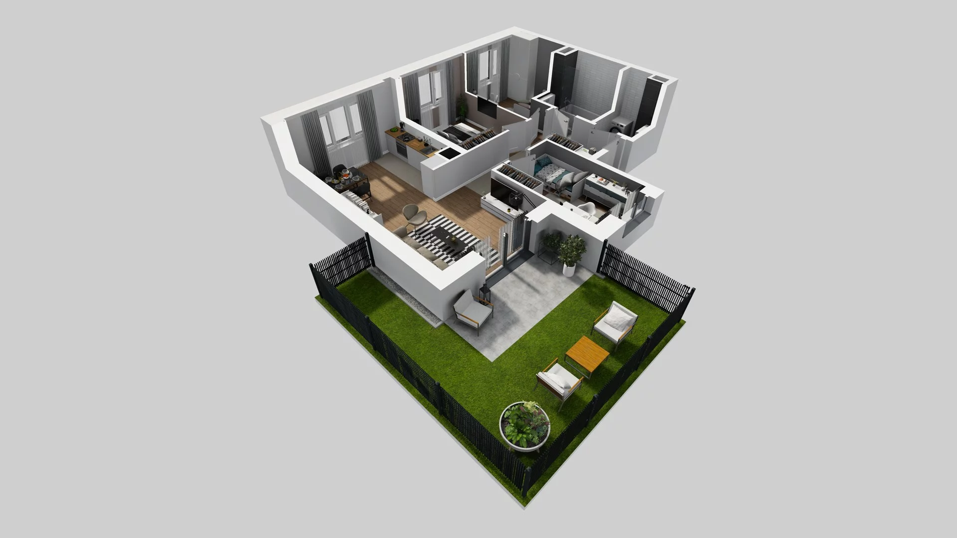 4 pokoje, mieszkanie 71,69 m², parter, oferta nr A/35, Mokotów Sportowy 3, Warszawa, Mokotów, Augustówka, ul. Antoniewska