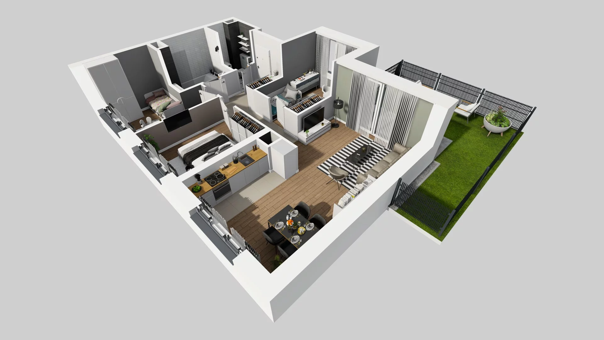 4 pokoje, mieszkanie 71,69 m², parter, oferta nr A/35, Mokotów Sportowy 3, Warszawa, Mokotów, Augustówka, ul. Antoniewska