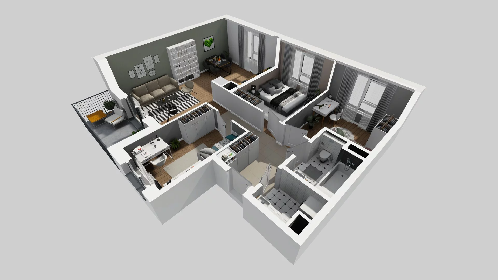 4 pokoje, mieszkanie 73,56 m², piętro 1, oferta nr A/36, Mokotów Sportowy 3, Warszawa, Mokotów, Augustówka, ul. Antoniewska