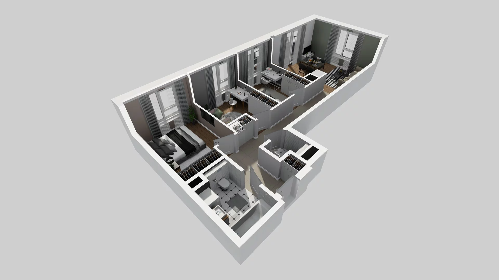 4 pokoje, mieszkanie 68,22 m², piętro 1, oferta nr A/37, Mokotów Sportowy 3, Warszawa, Mokotów, Augustówka, ul. Antoniewska