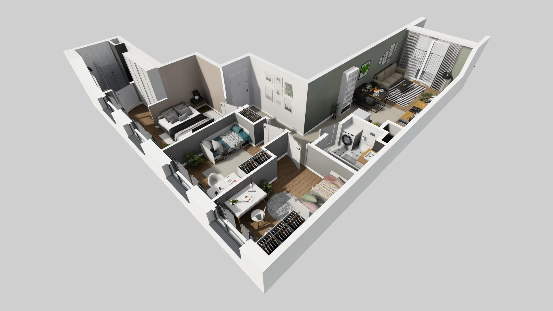 4 pokoje, mieszkanie 72,80 m², piętro 1, oferta nr A/42, Mokotów Sportowy 3, Warszawa, Mokotów, Augustówka, ul. Antoniewska