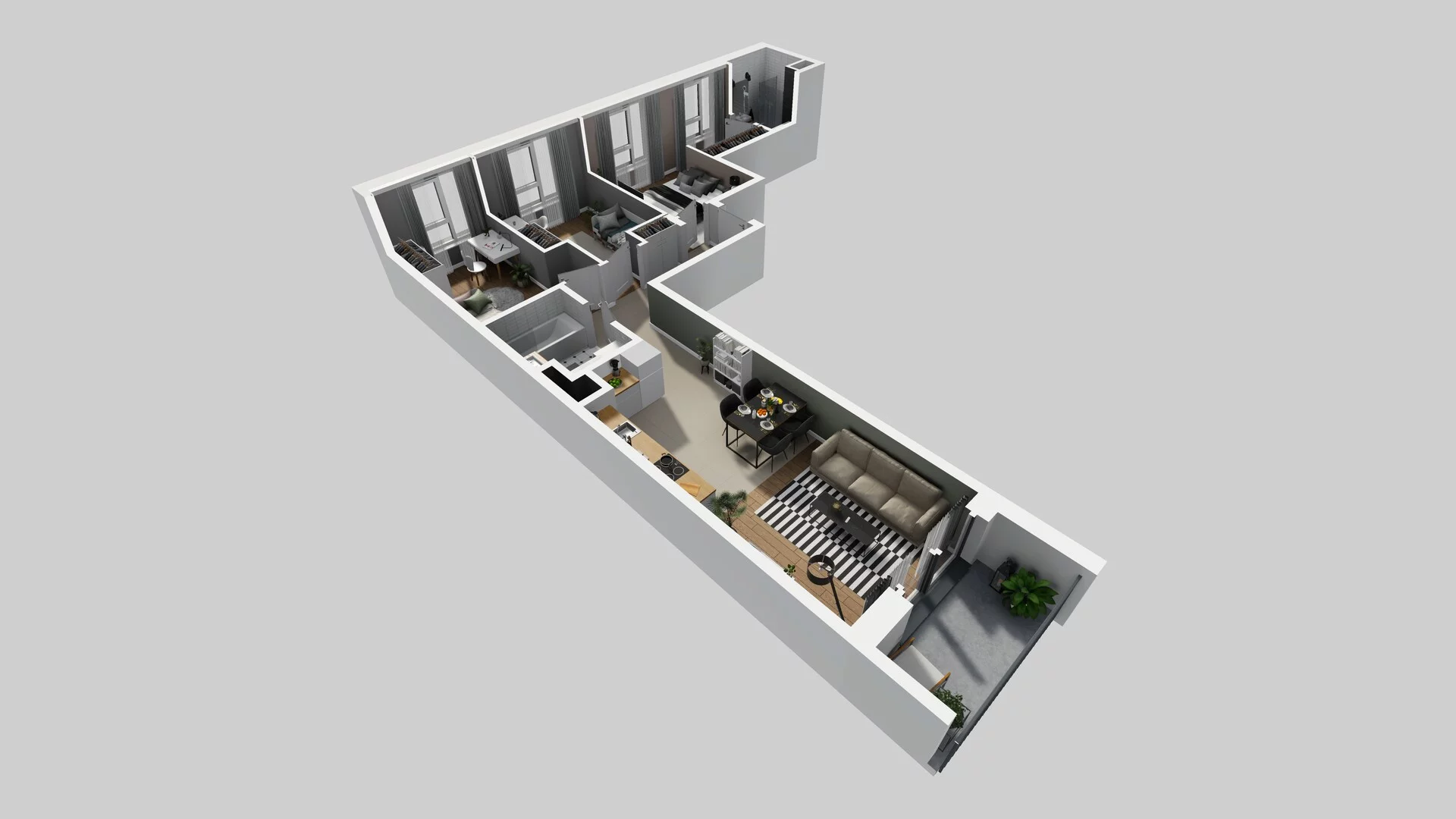 4 pokoje, mieszkanie 72,80 m², piętro 1, oferta nr A/42, Mokotów Sportowy 3, Warszawa, Mokotów, Augustówka, ul. Antoniewska