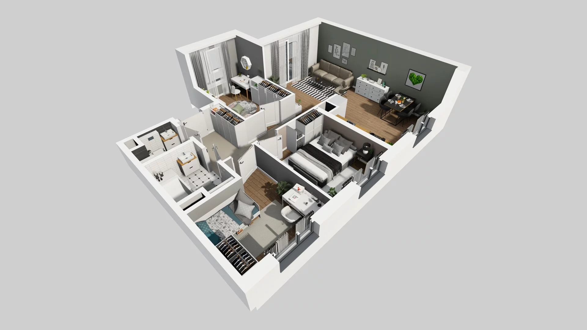 4 pokoje, mieszkanie 73,56 m², piętro 2, oferta nr A/43, Mokotów Sportowy 3, Warszawa, Mokotów, Augustówka, ul. Antoniewska