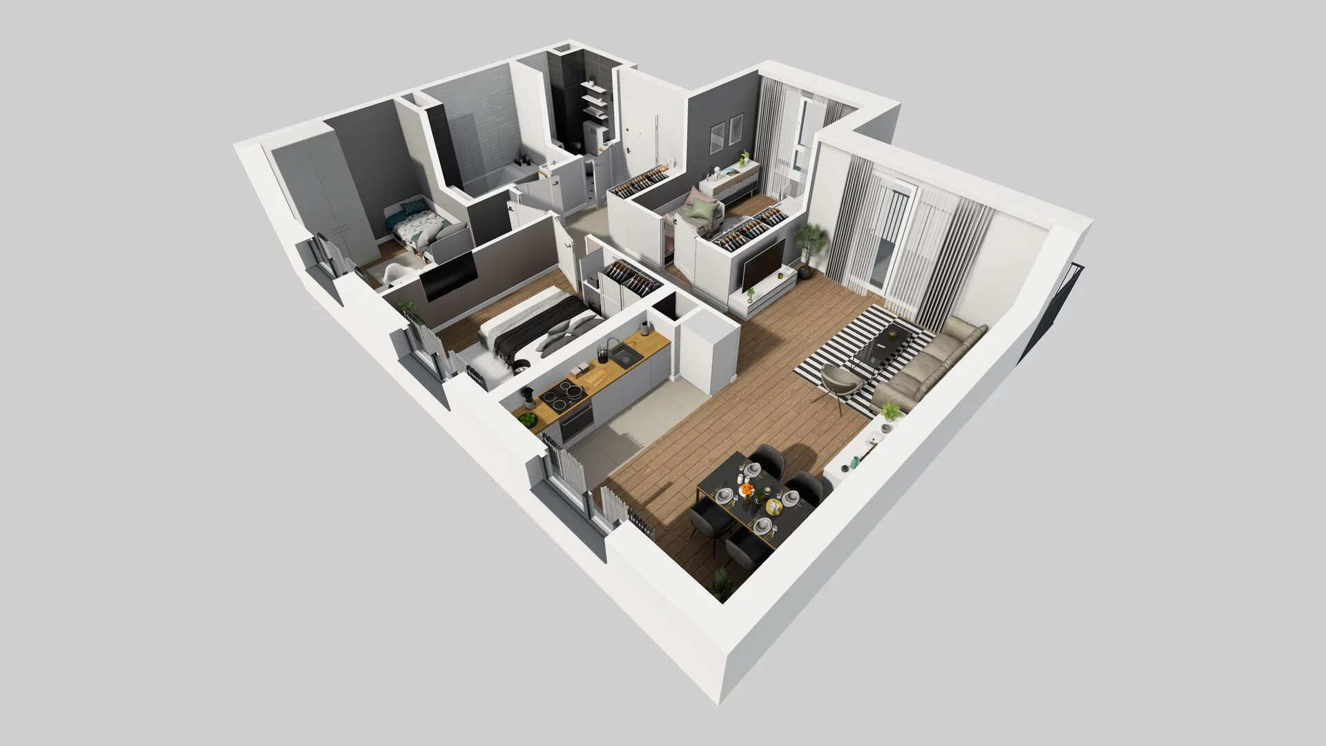 4 pokoje, mieszkanie 73,56 m², piętro 2, oferta nr A/43, Mokotów Sportowy 3, Warszawa, Mokotów, Augustówka, ul. Antoniewska