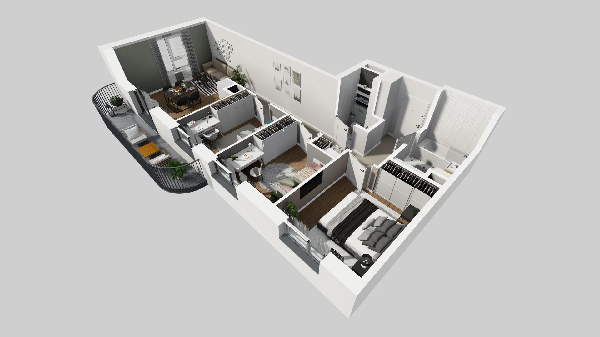 4 pokoje, mieszkanie 68,22 m², piętro 4, oferta nr A/58, Mokotów Sportowy 3, Warszawa, Mokotów, Augustówka, ul. Antoniewska