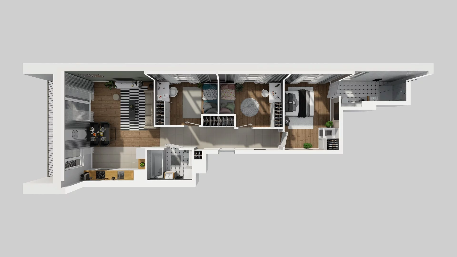 4 pokoje, mieszkanie 77,28 m², parter, oferta nr C/5, Mokotów Sportowy 1 B, Warszawa, Mokotów, Augustówka, ul. Antoniewska
