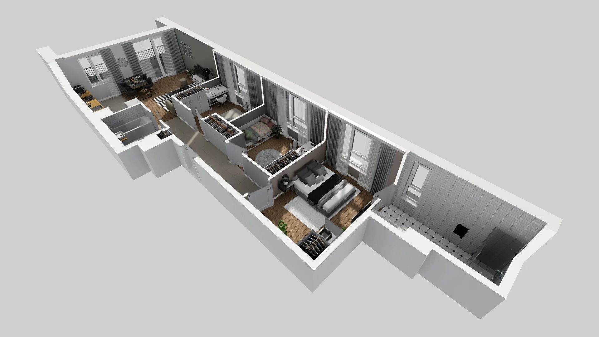 4 pokoje, mieszkanie 77,28 m², parter, oferta nr C/5, Mokotów Sportowy 1 B, Warszawa, Mokotów, Augustówka, ul. Antoniewska