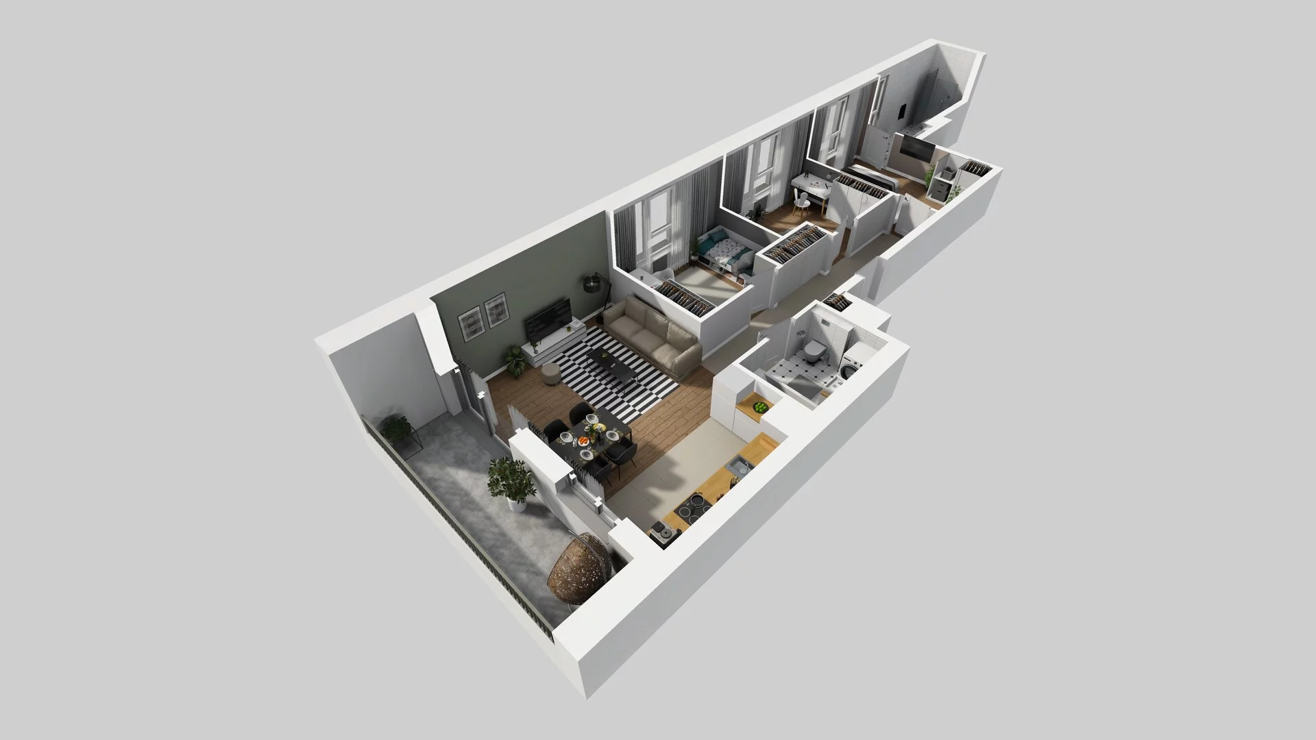 4 pokoje, mieszkanie 77,28 m², parter, oferta nr C/5, Mokotów Sportowy 1 B, Warszawa, Mokotów, Augustówka, ul. Antoniewska