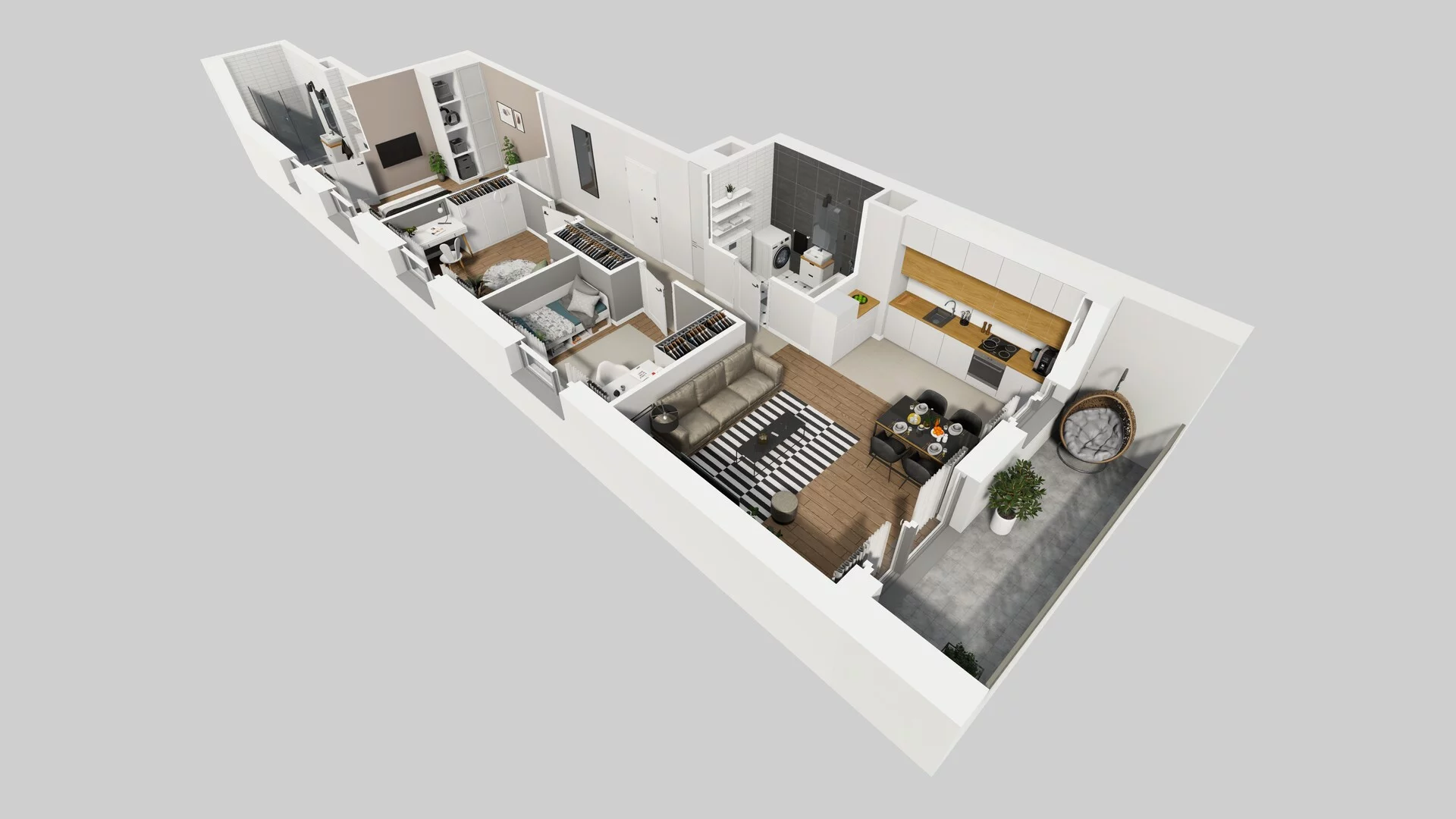 4 pokoje, mieszkanie 77,28 m², parter, oferta nr C/5, Mokotów Sportowy 1 B, Warszawa, Mokotów, Augustówka, ul. Antoniewska