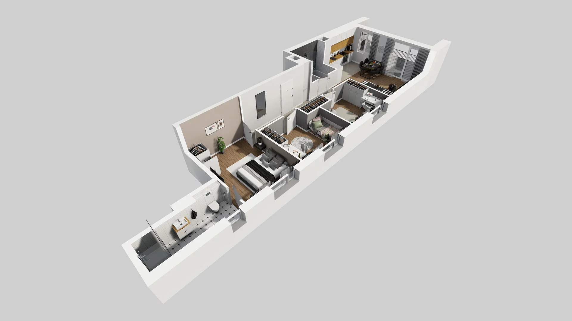 4 pokoje, mieszkanie 77,28 m², parter, oferta nr C/5, Mokotów Sportowy 1 B, Warszawa, Mokotów, Augustówka, ul. Antoniewska