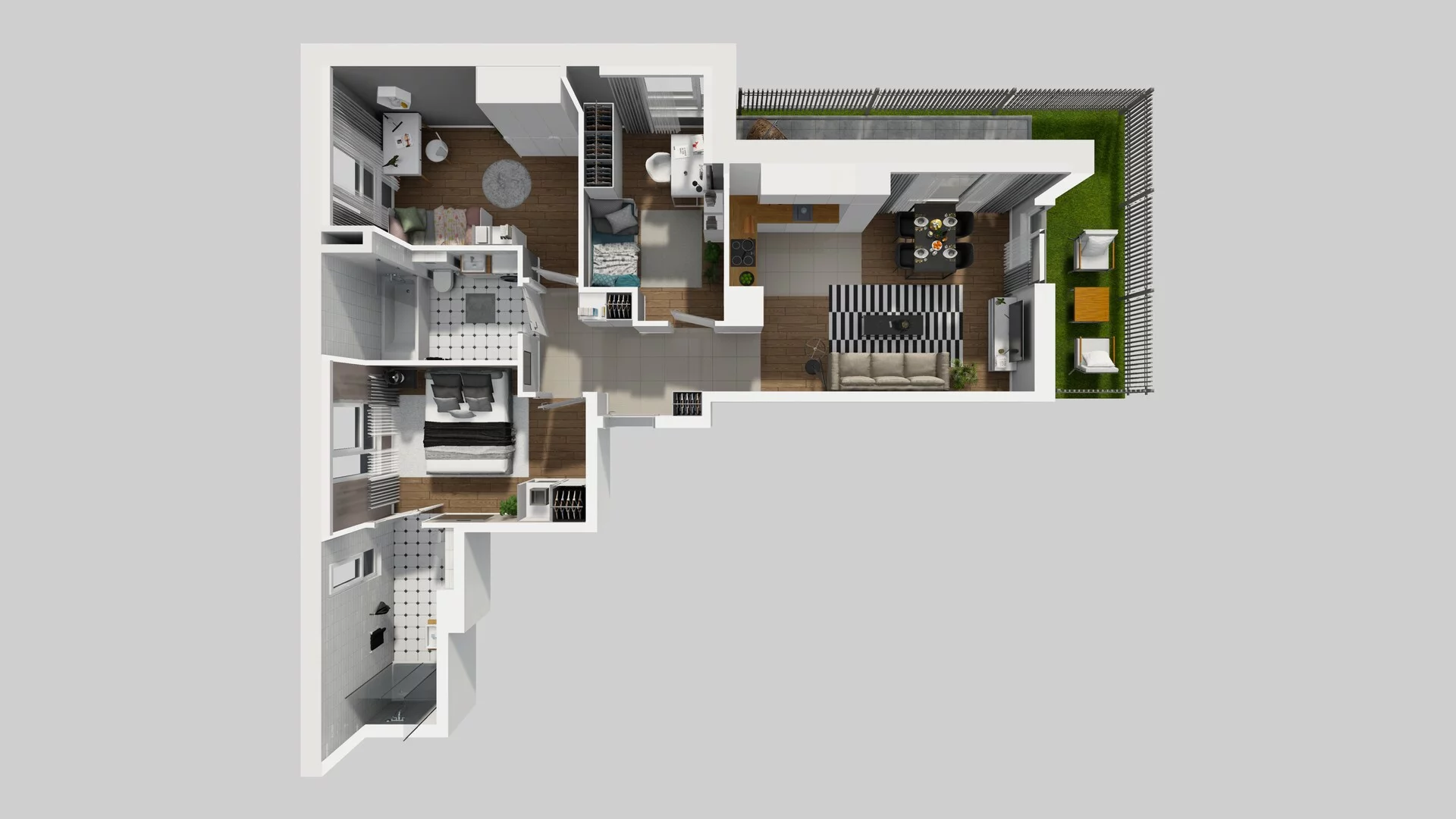 4 pokoje, mieszkanie 73,86 m², parter, oferta nr C/29, Mokotów Sportowy 1 B, Warszawa, Mokotów, Augustówka, ul. Antoniewska