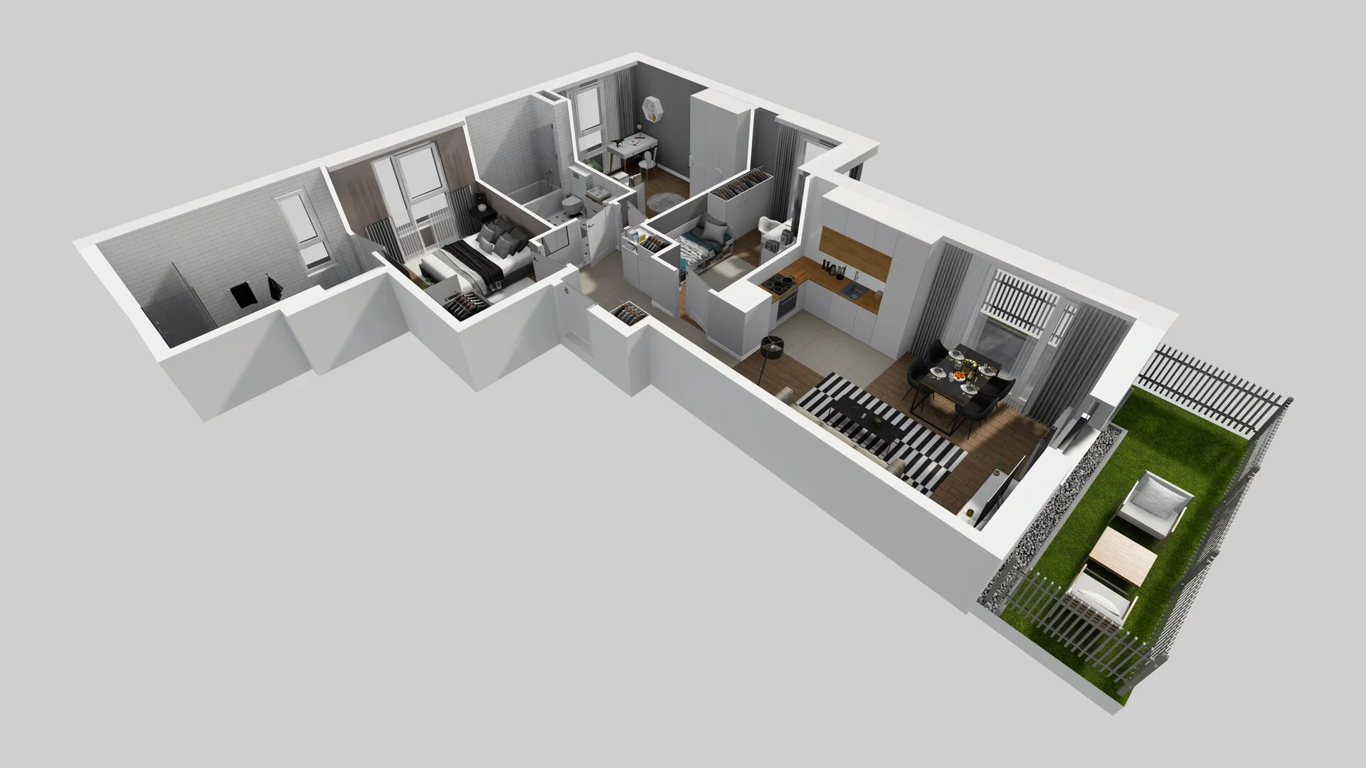 4 pokoje, mieszkanie 73,86 m², parter, oferta nr C/29, Mokotów Sportowy 1 B, Warszawa, Mokotów, Augustówka, ul. Antoniewska
