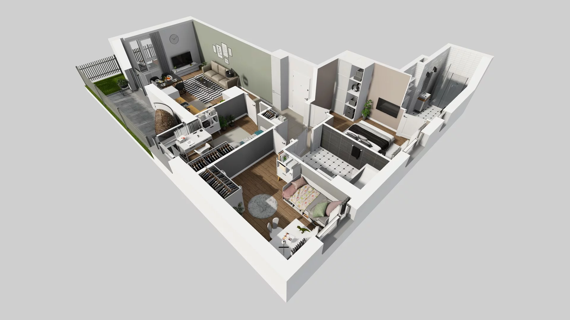 4 pokoje, mieszkanie 73,86 m², parter, oferta nr C/29, Mokotów Sportowy 1 B, Warszawa, Mokotów, Augustówka, ul. Antoniewska