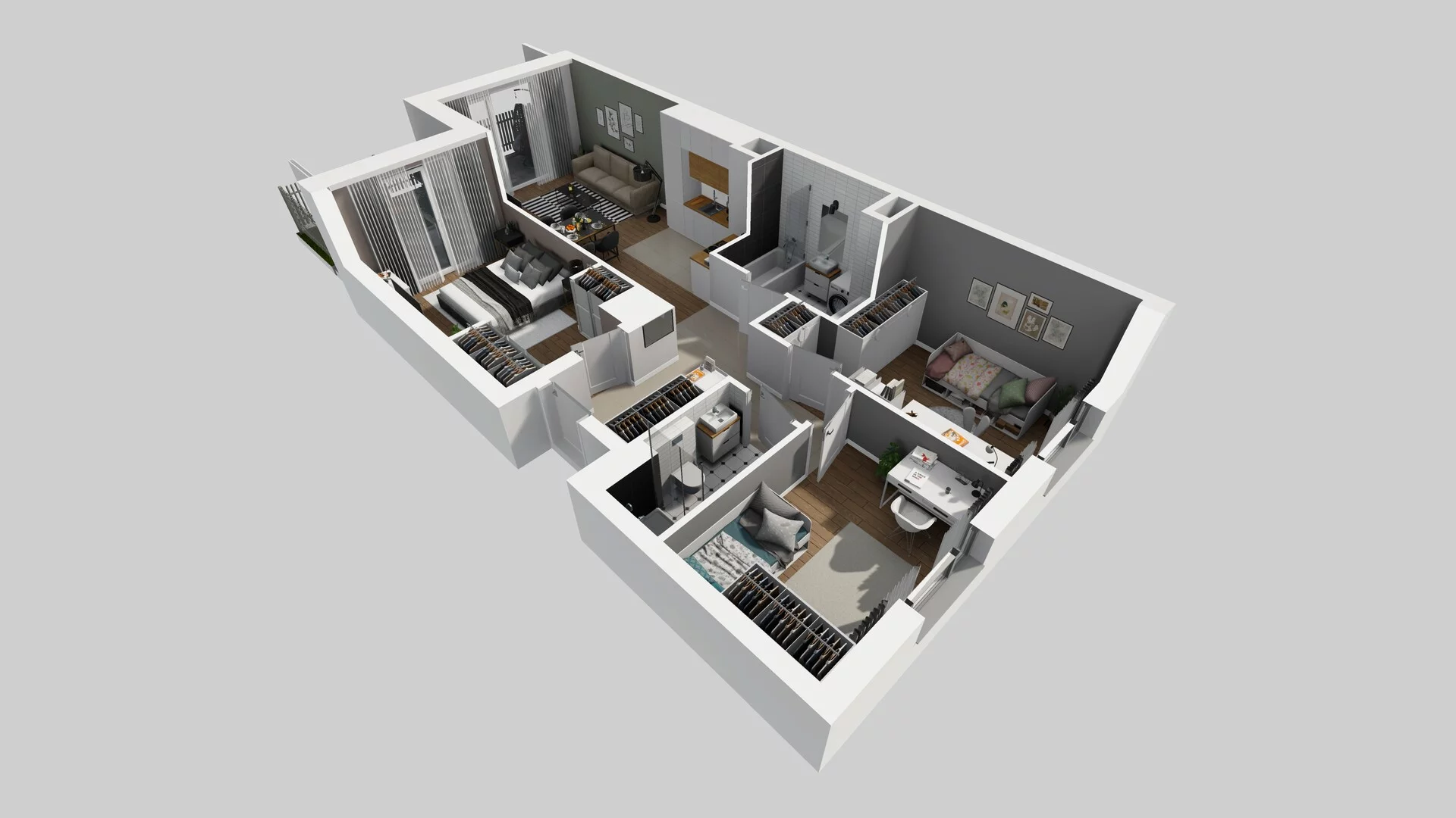 4 pokoje, mieszkanie 74,51 m², parter, oferta nr C/31, Mokotów Sportowy 1 B, Warszawa, Mokotów, Augustówka, ul. Antoniewska