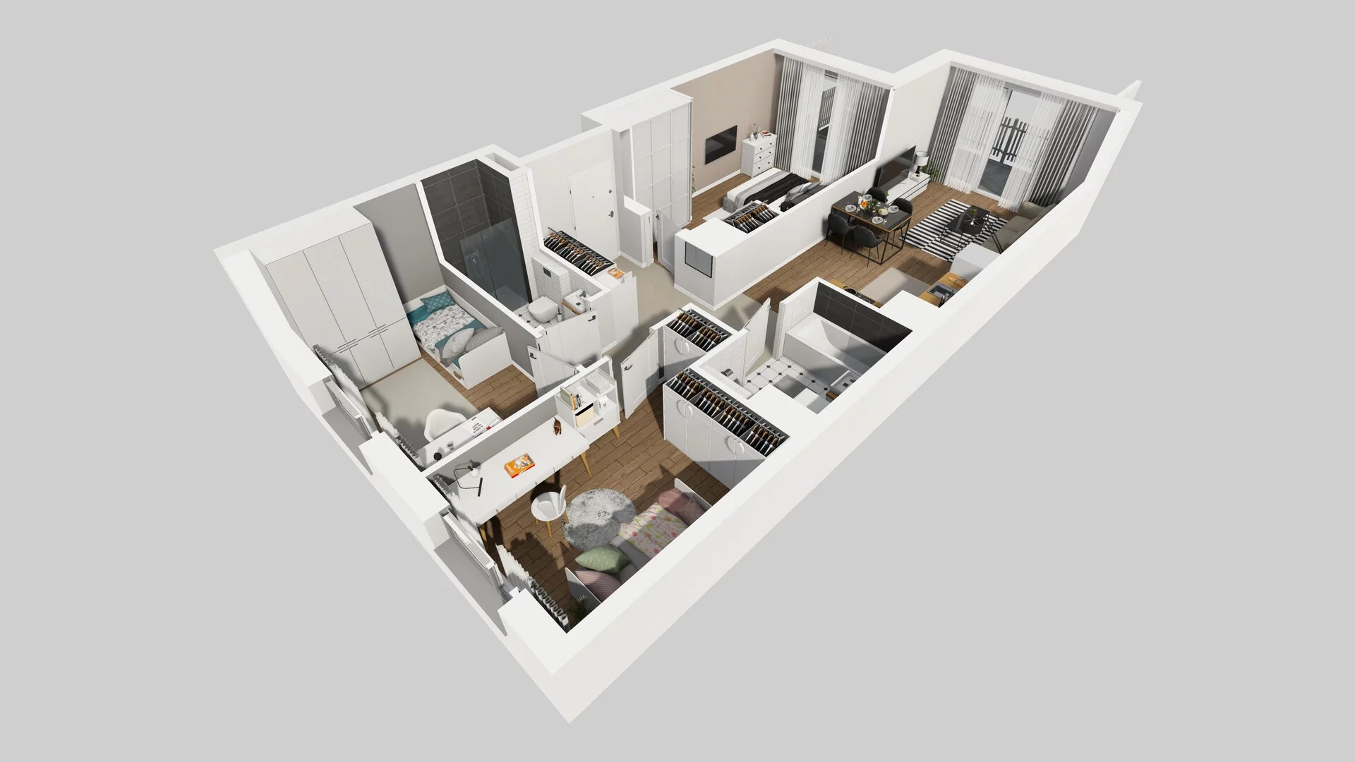4 pokoje, mieszkanie 74,51 m², parter, oferta nr C/31, Mokotów Sportowy 1 B, Warszawa, Mokotów, Augustówka, ul. Antoniewska
