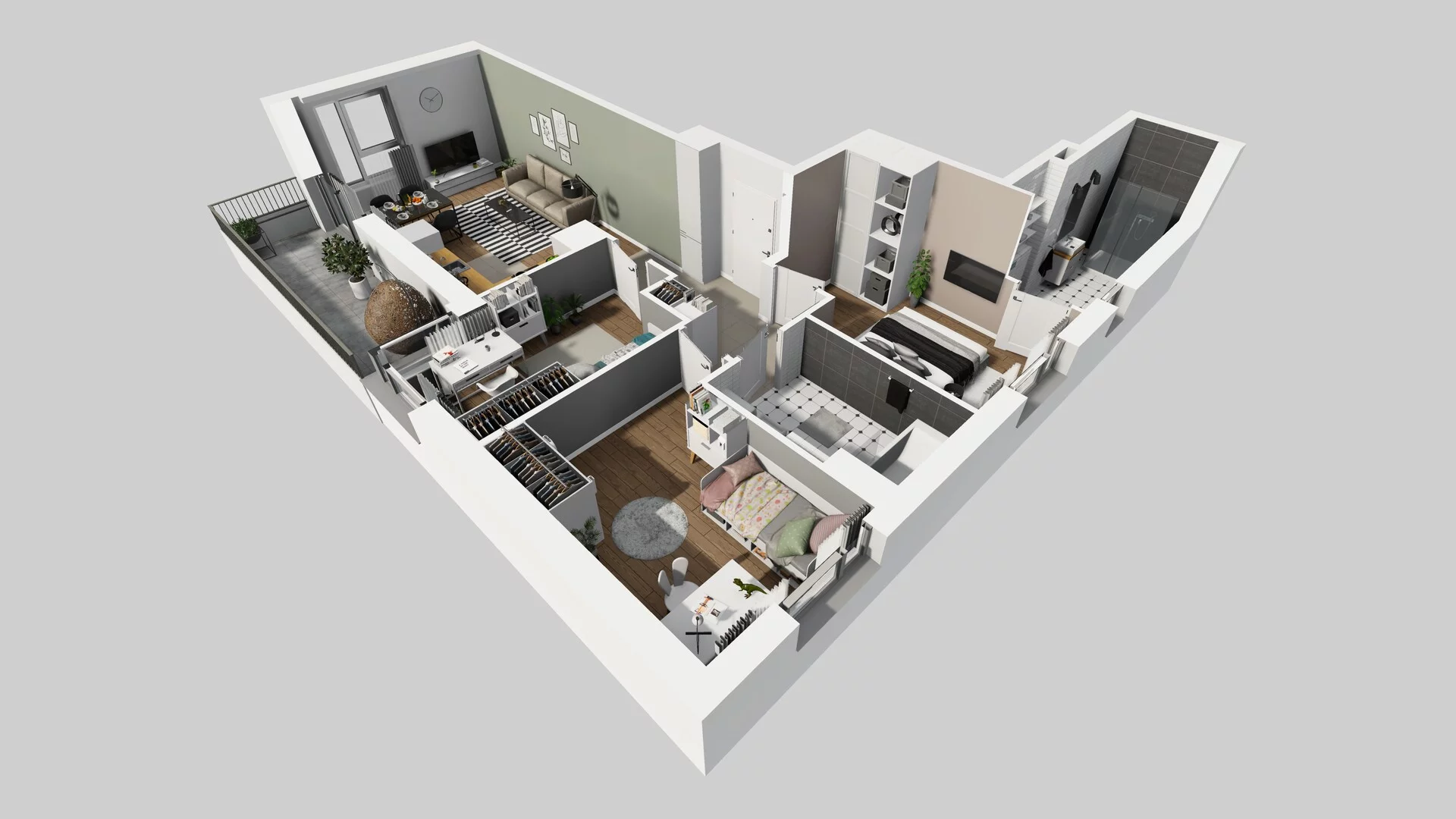 4 pokoje, mieszkanie 74,41 m², piętro 1, oferta nr C/32, Mokotów Sportowy 1 B, Warszawa, Mokotów, Augustówka, ul. Antoniewska