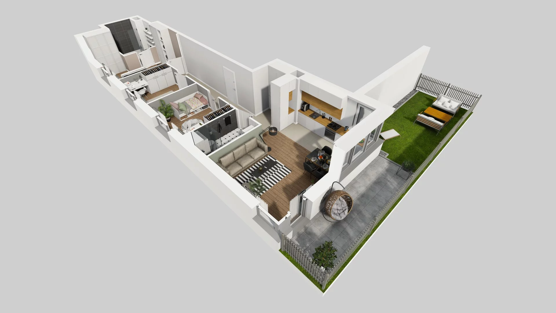 4 pokoje, mieszkanie 78,11 m², parter, oferta nr E/6, Mokotów Sportowy 1 B, Warszawa, Mokotów, Augustówka, ul. Antoniewska