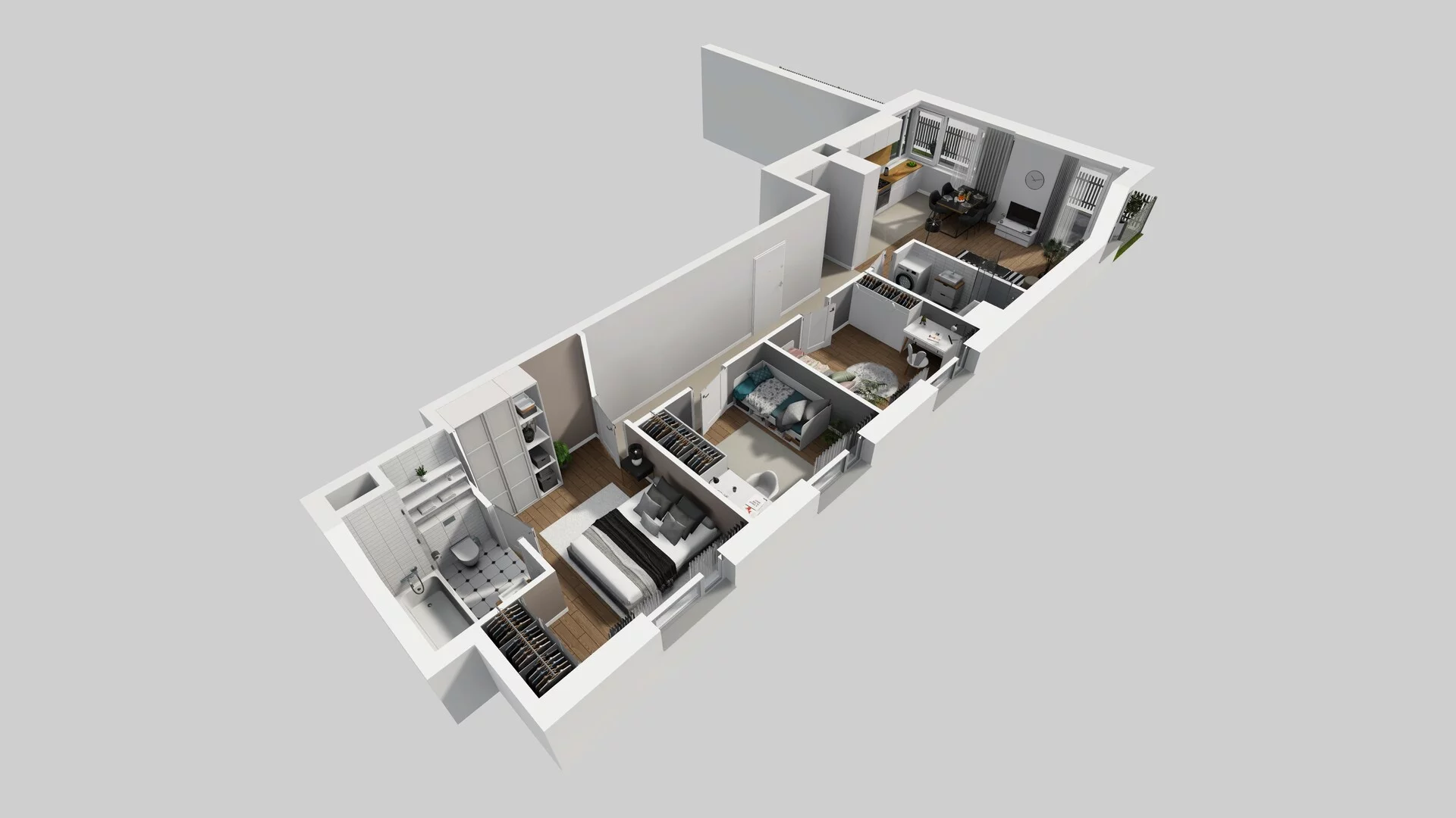 4 pokoje, mieszkanie 78,11 m², parter, oferta nr E/6, Mokotów Sportowy 1 B, Warszawa, Mokotów, Augustówka, ul. Antoniewska